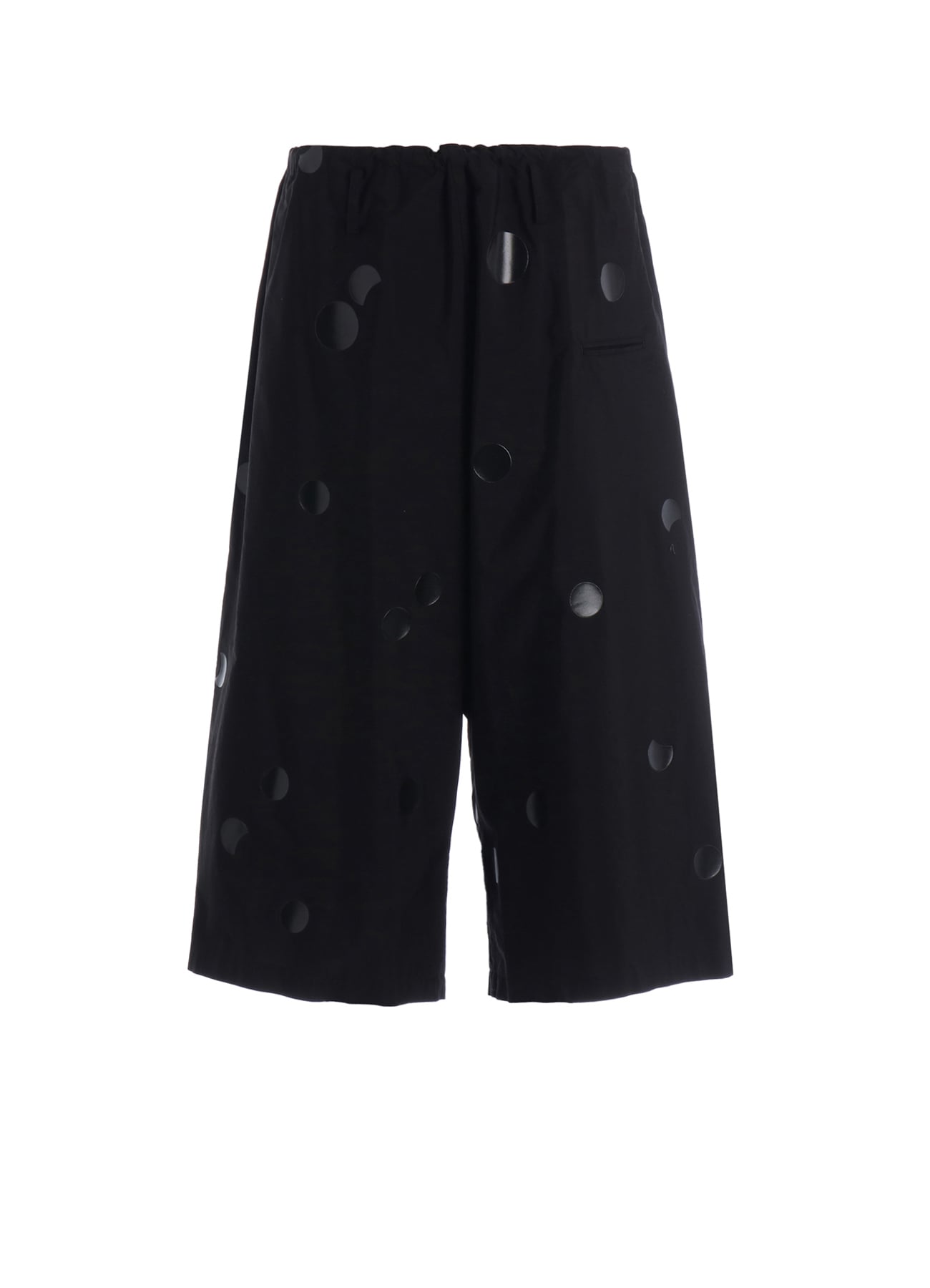 100/2 BROAD DOT PIGMENT PRINT STRING WAIST PANTS