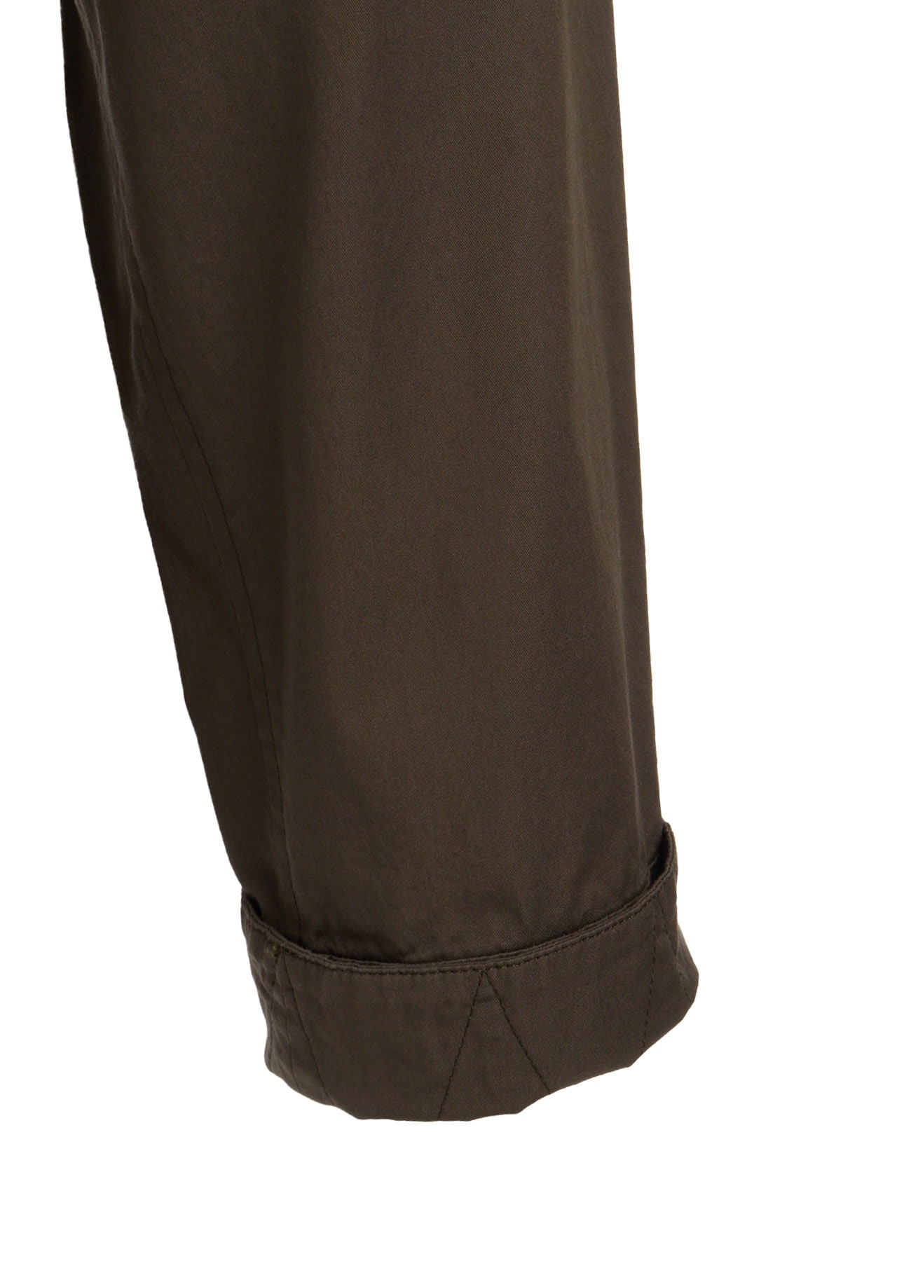 COTTON TWILL SEMI-WIDE CHINA PANTS