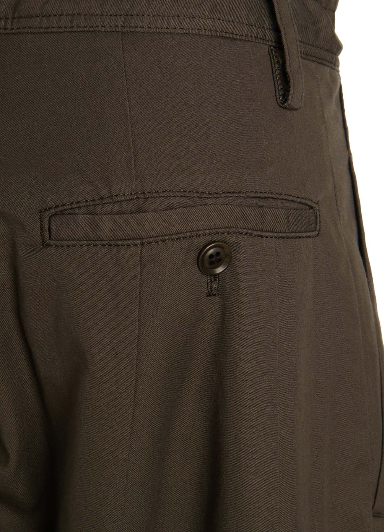 COTTON TWILL SEMI-WIDE CHINA PANTS