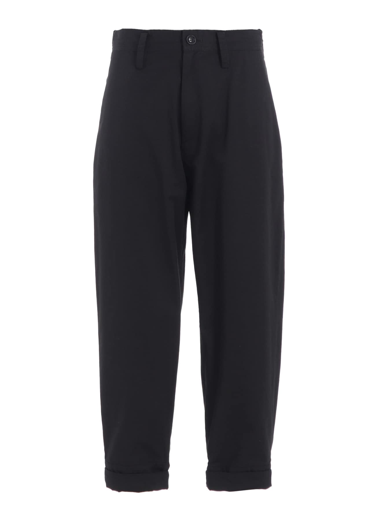 COTTON TWILL SEMI-WIDE CHINA PANTS