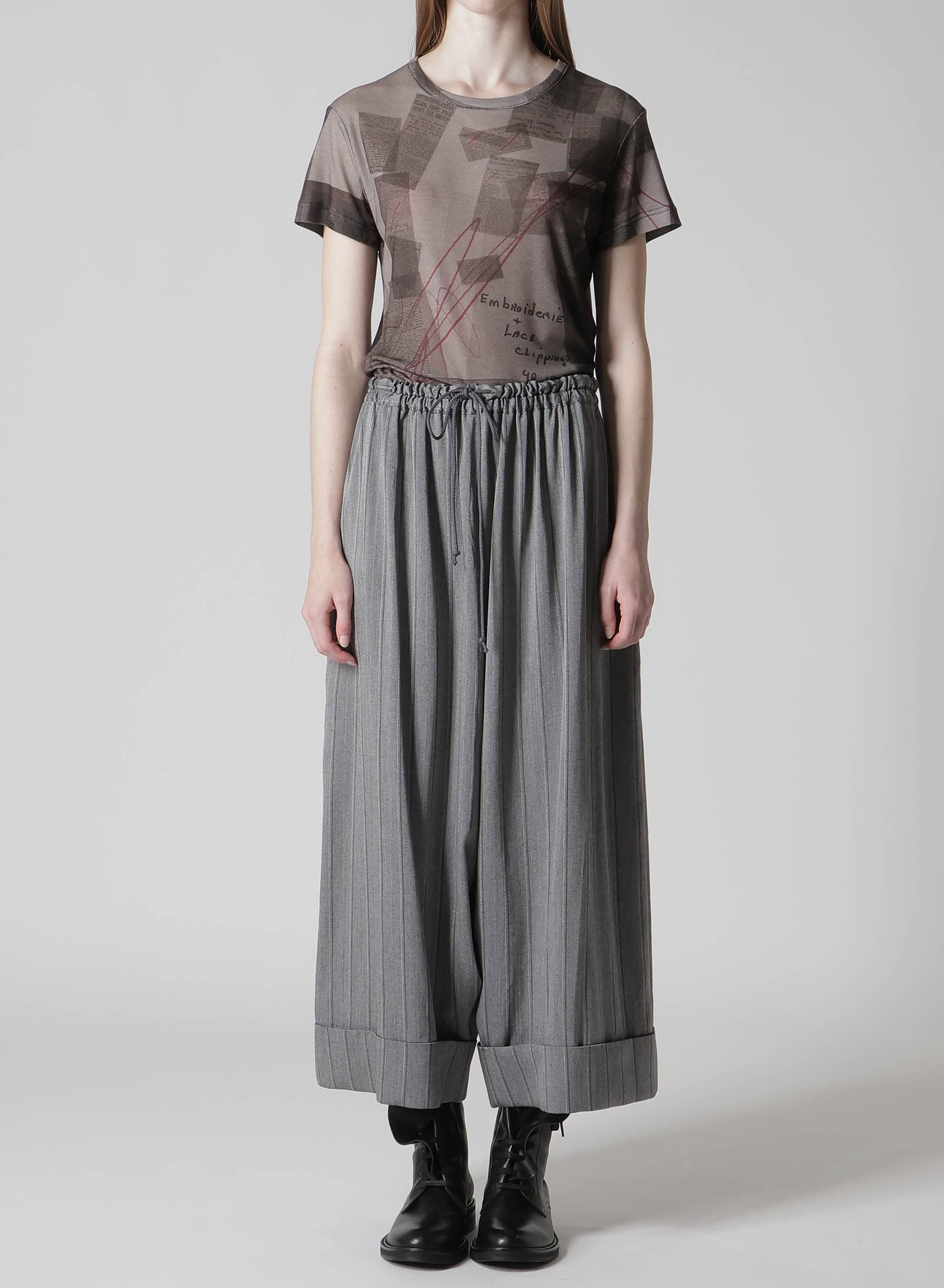 RY/ STRIPE WIDE MACKIN SAROUEL PANTS