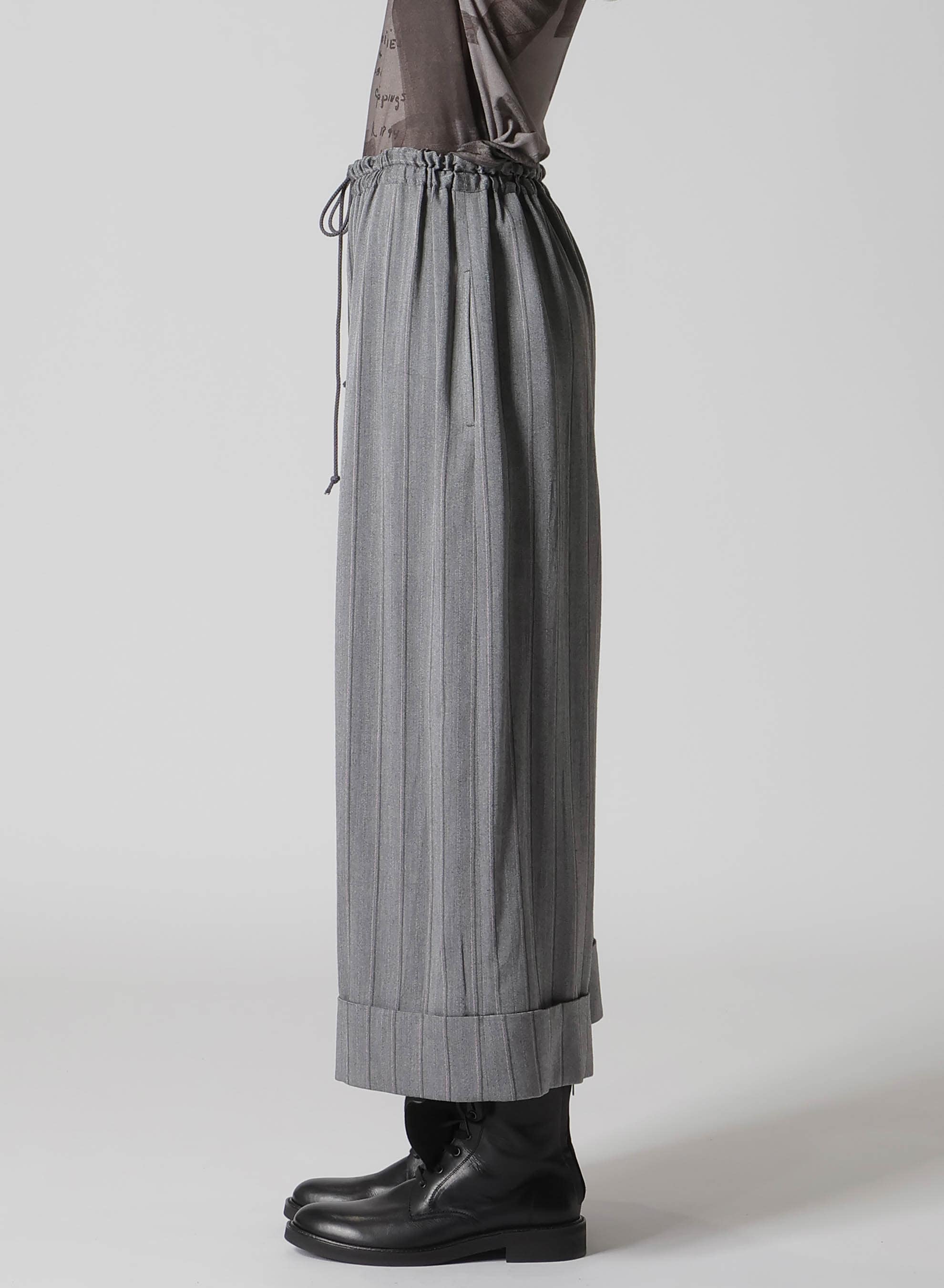 RY/ STRIPE WIDE MACKIN SAROUEL PANTS