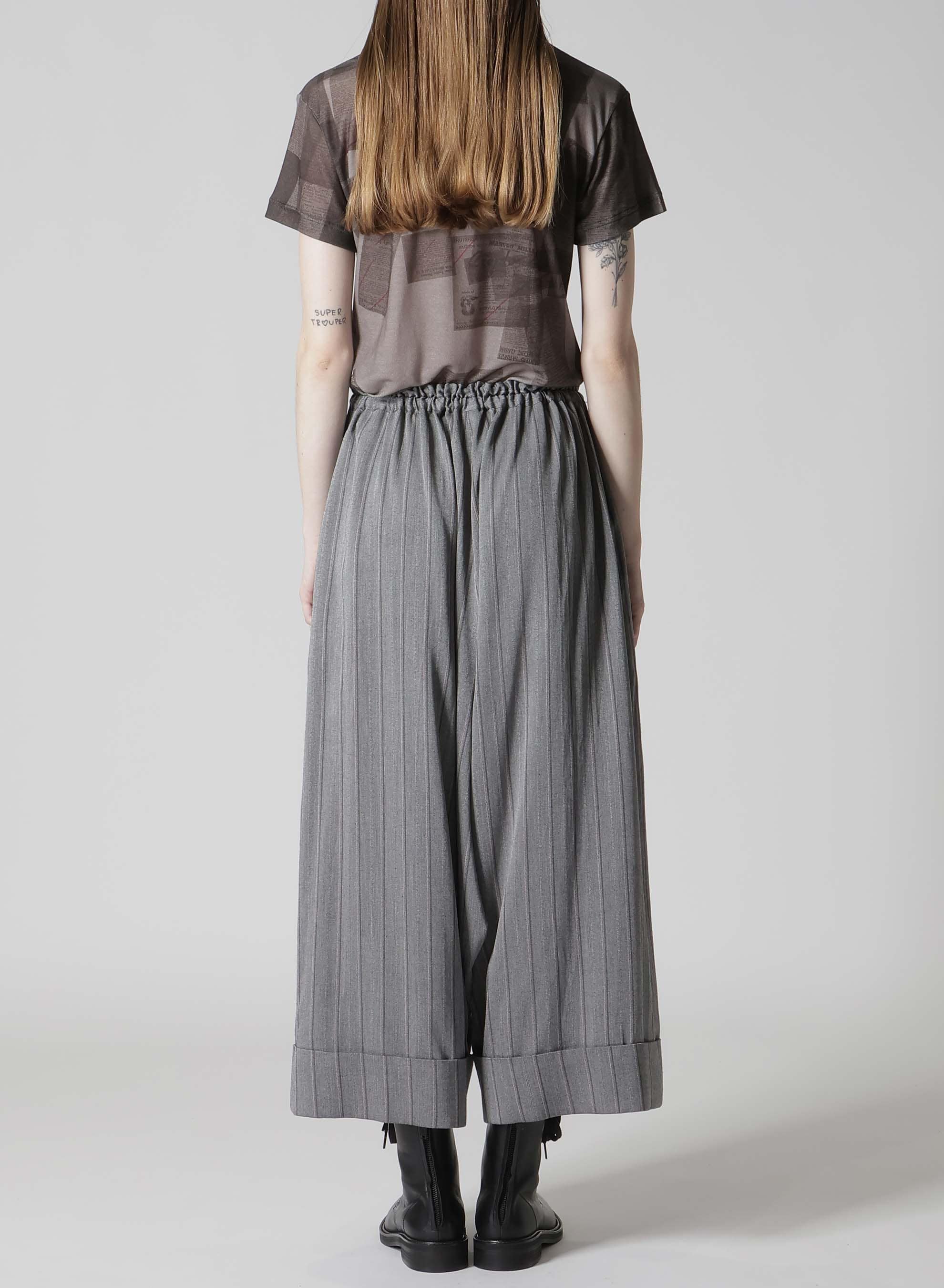 RY/ STRIPE WIDE MACKIN SAROUEL PANTS