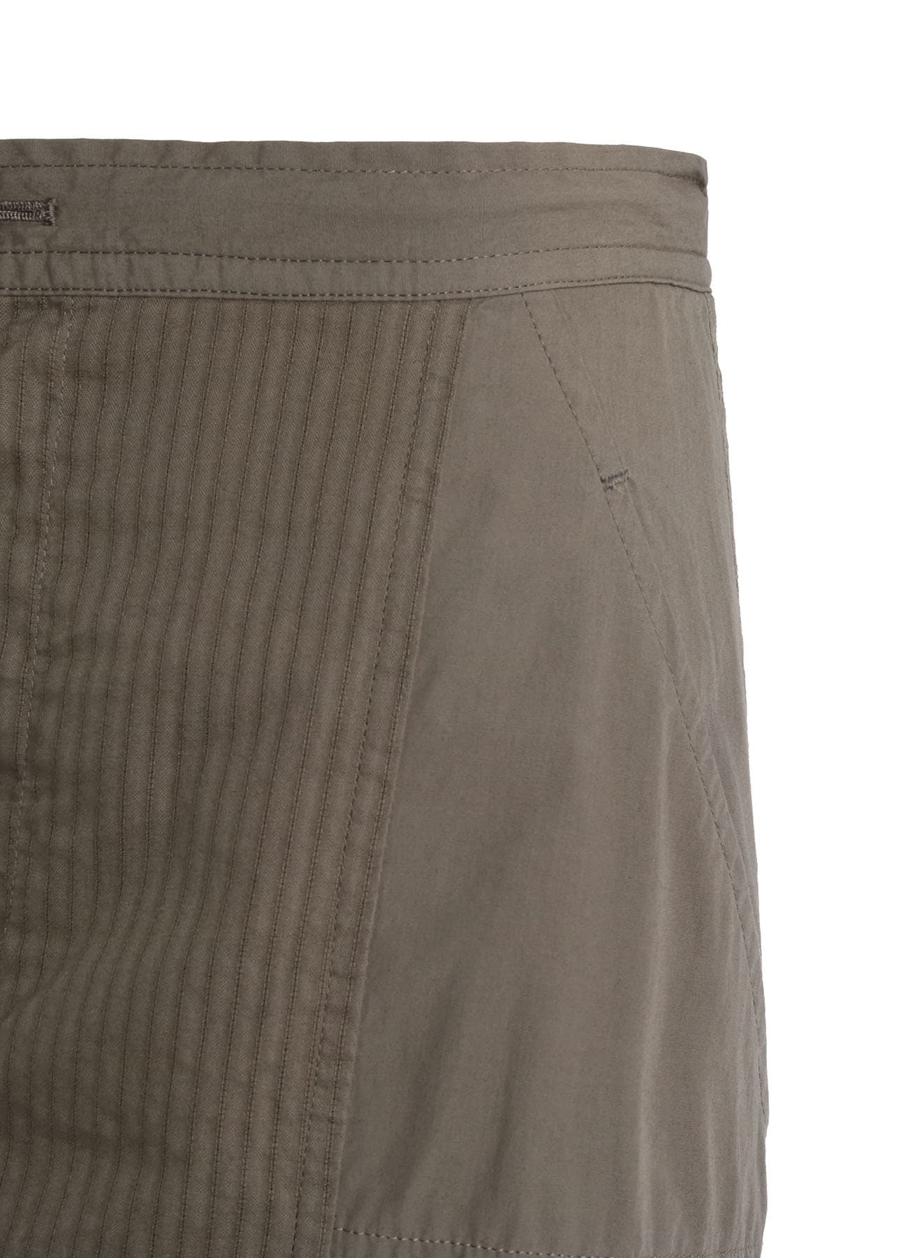PATCHWORK PATCHED POCKET SKIRT PANTS