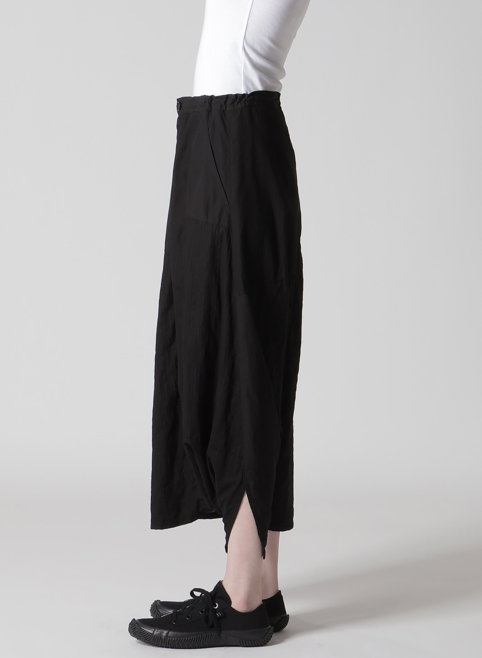PATCHWORK PATCHED POCKET SKIRT PANTS