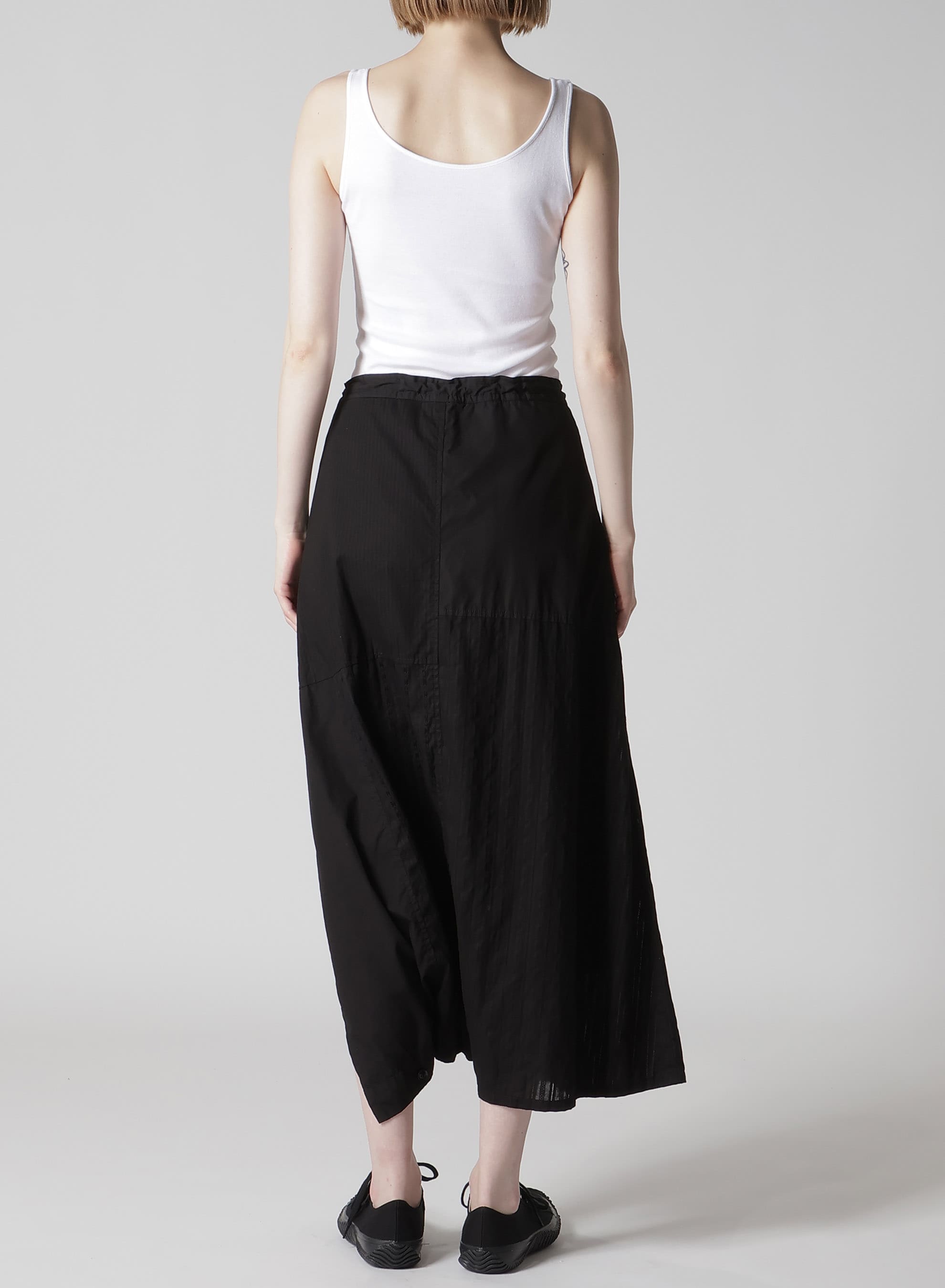 PATCHWORK PATCHED POCKET SKIRT PANTS