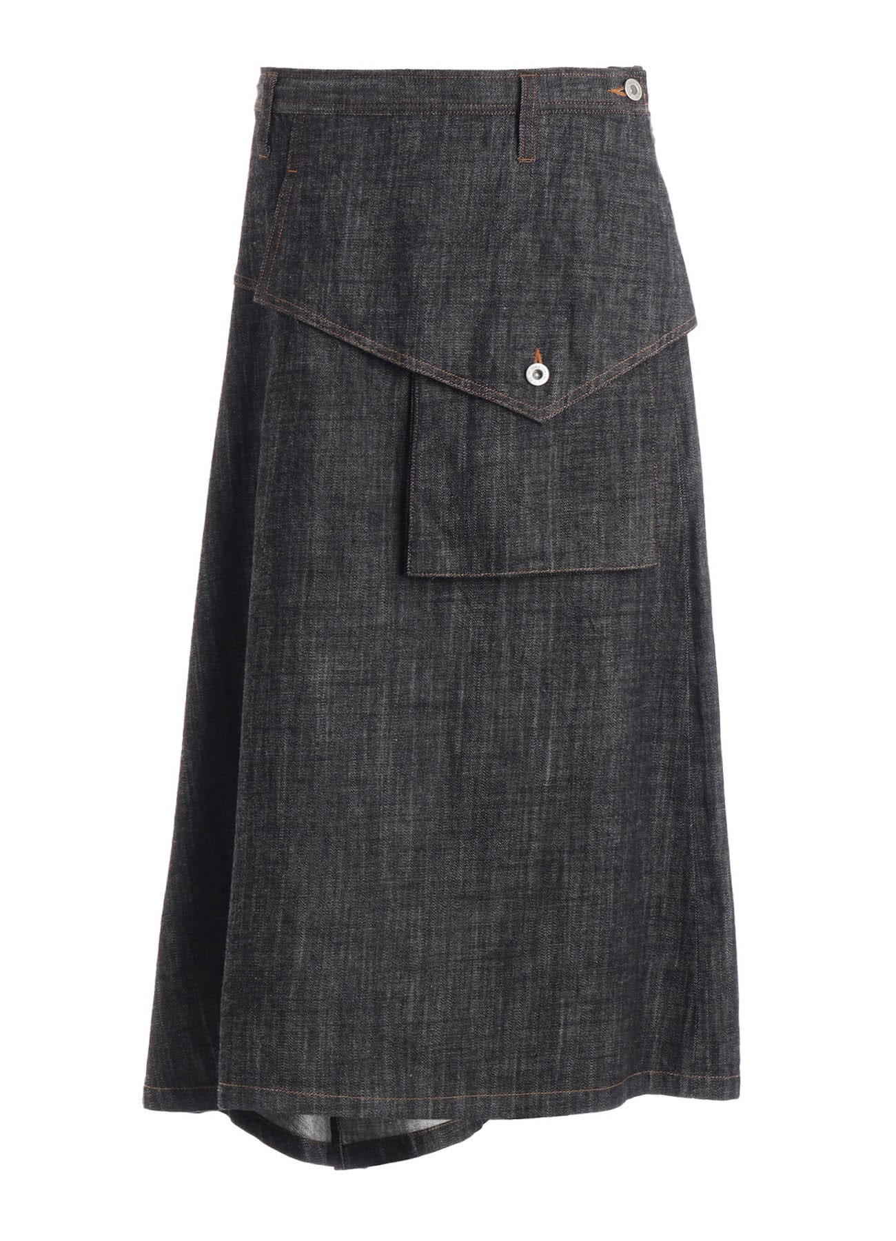 8OZ DENIM BIG FLAP SKIRT