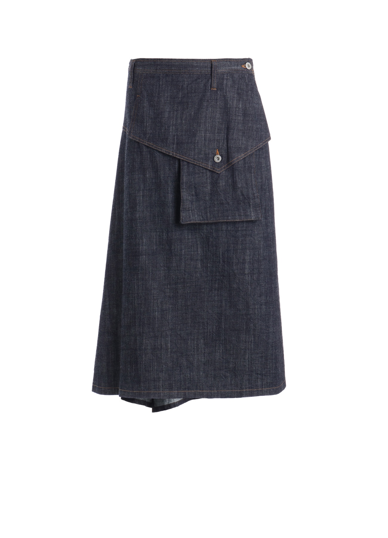 8OZ DENIM BIG FLAP SKIRT