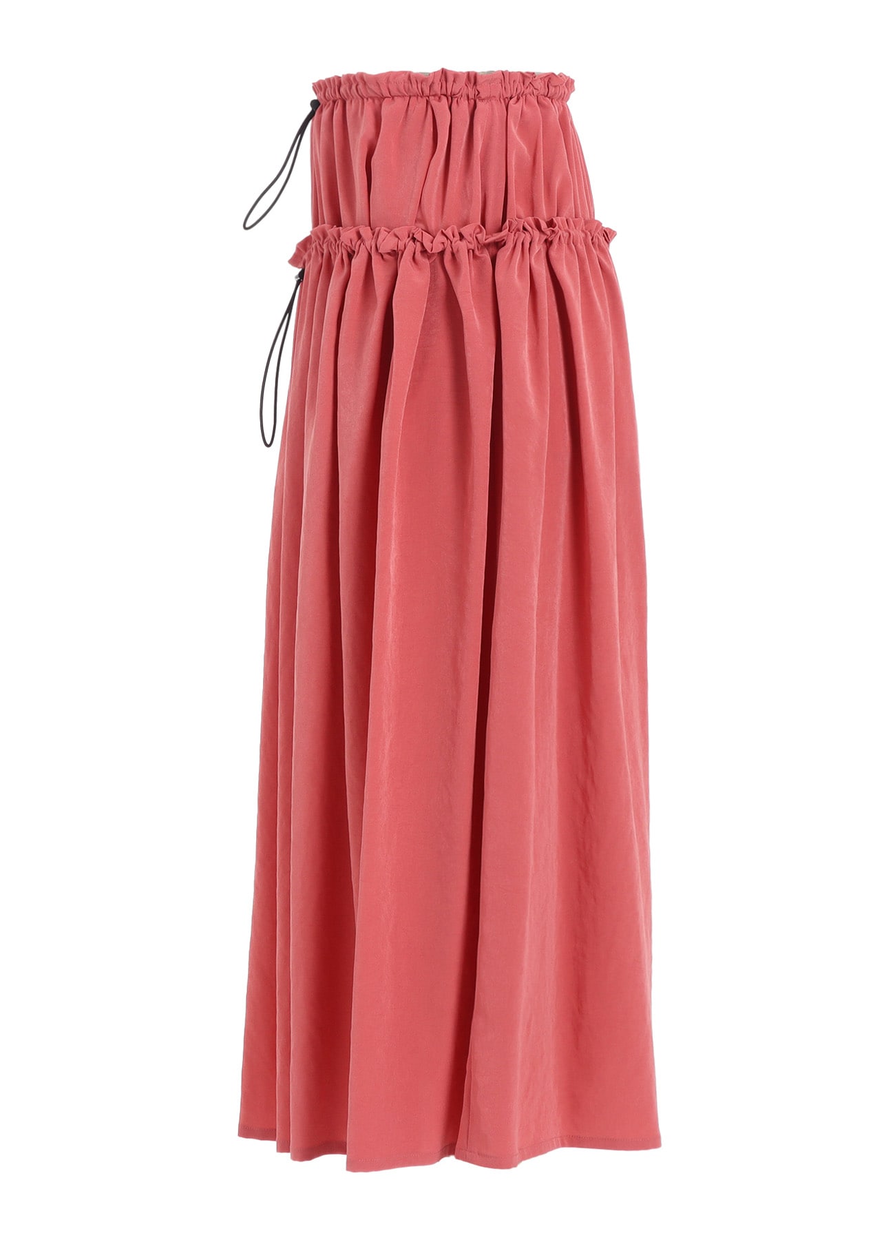 TA/PE CREPE DE CHINE DOUBLE GATHERED SKIRT