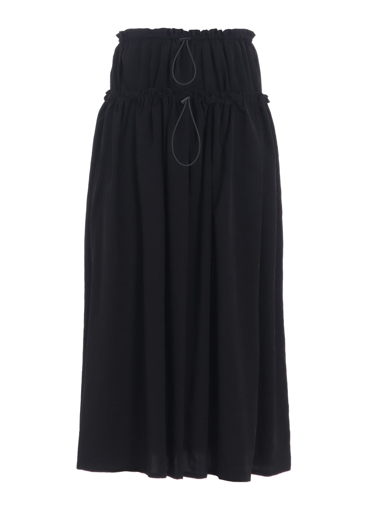 TA/PE CREPE DE CHINE DOUBLE GATHERED SKIRT