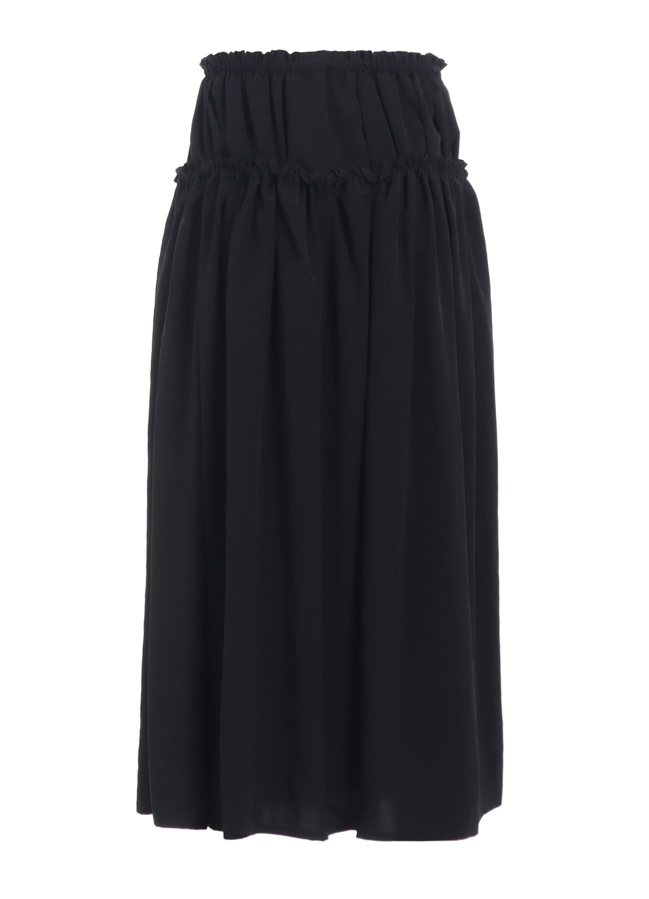 TA/PE CREPE DE CHINE DOUBLE GATHERED SKIRT