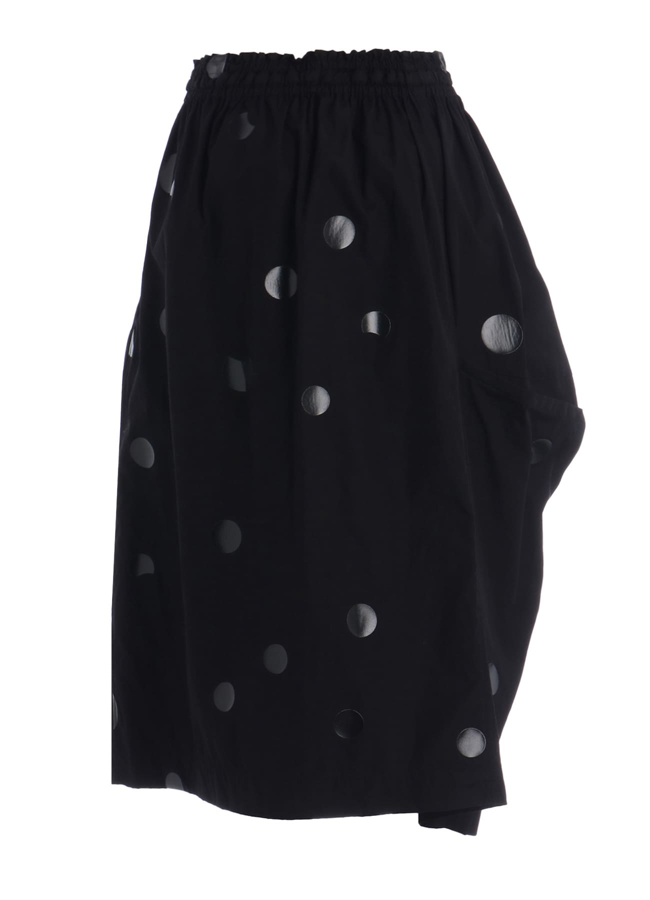 100/2 BROAD DOT PIGMENT PRINT DRAPE SKIRT