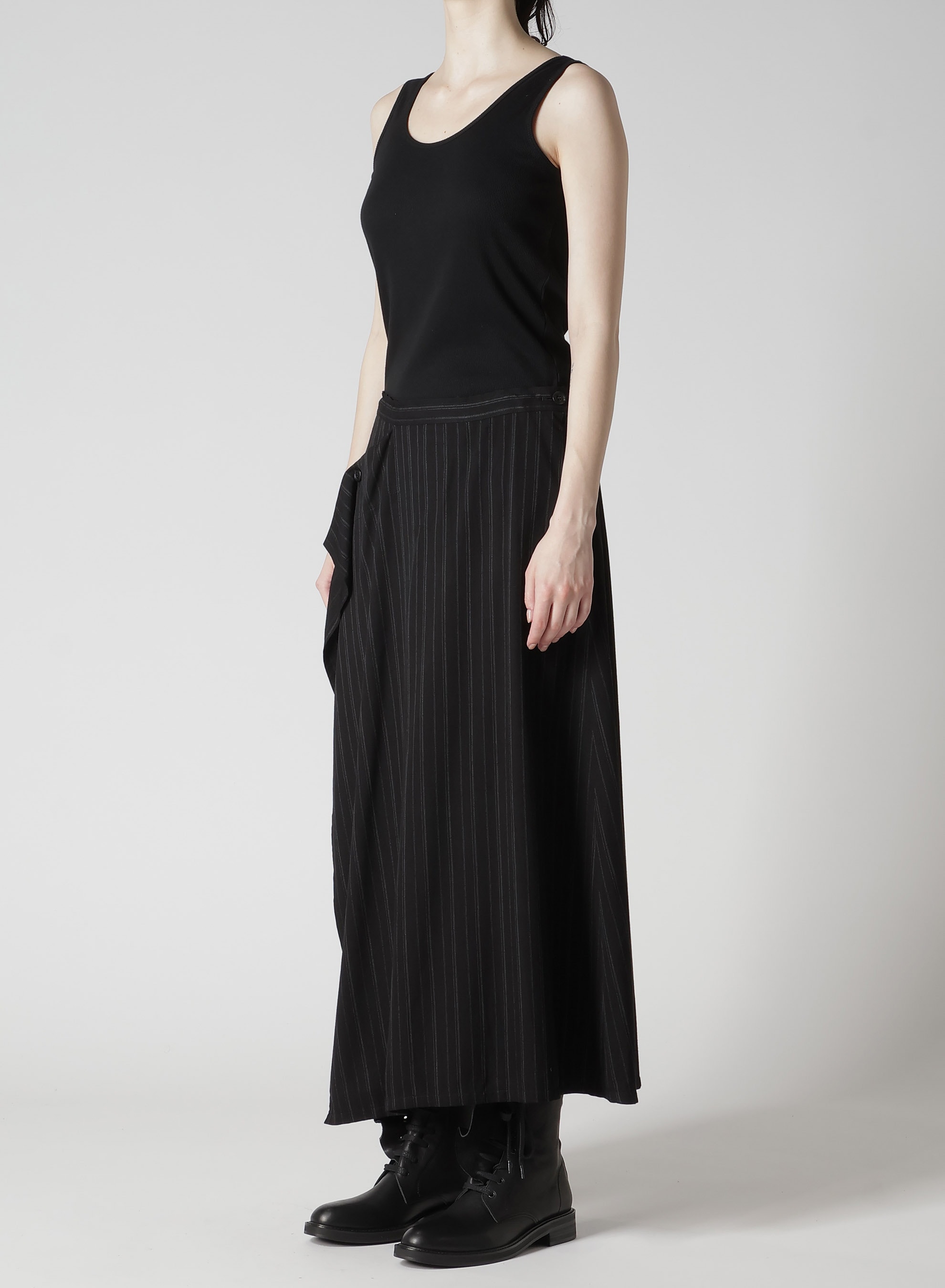 RY/ STRIPE TRIANGLE FRONT STITCH SKIRT