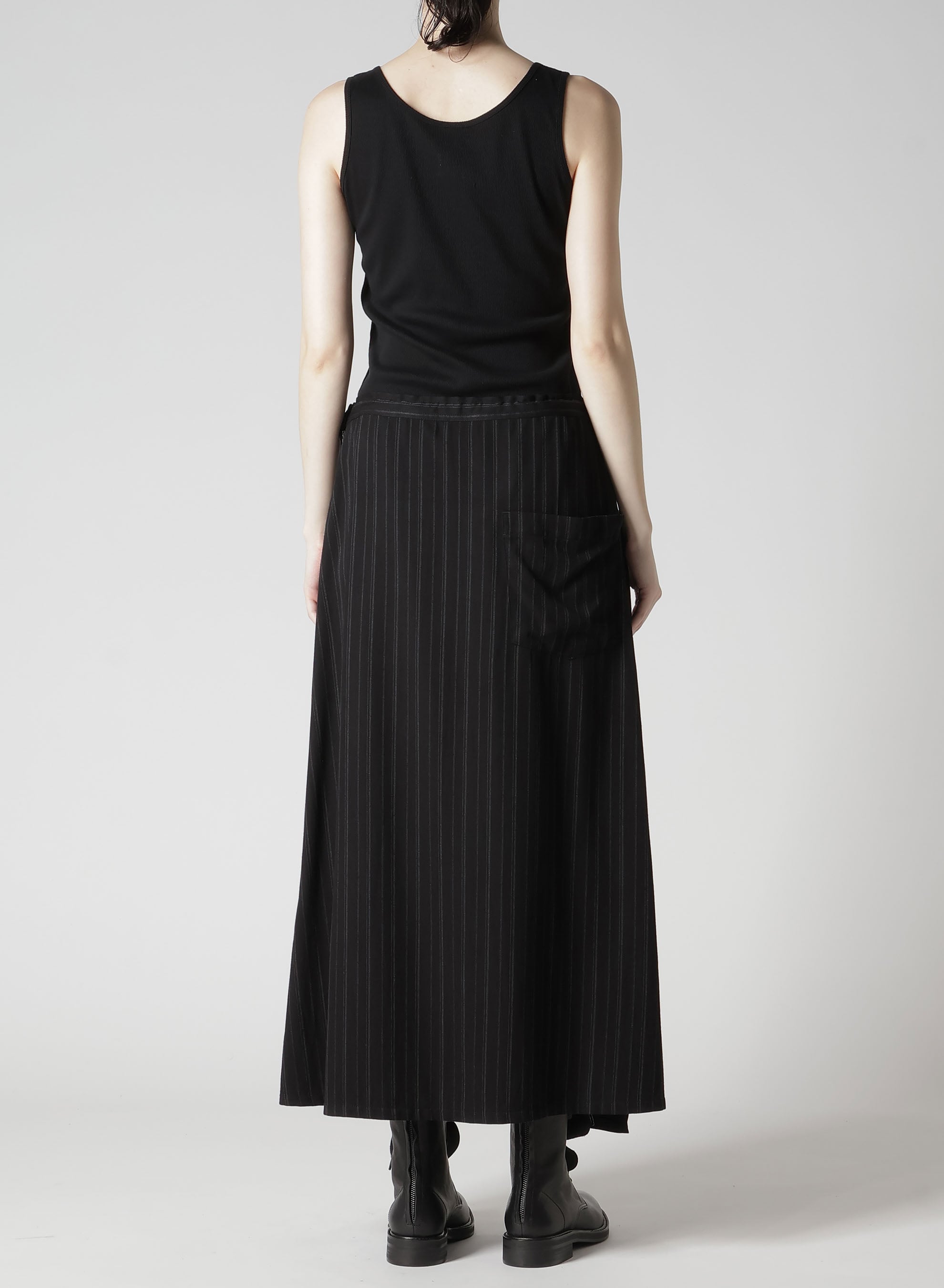 RY/ STRIPE TRIANGLE FRONT STITCH SKIRT