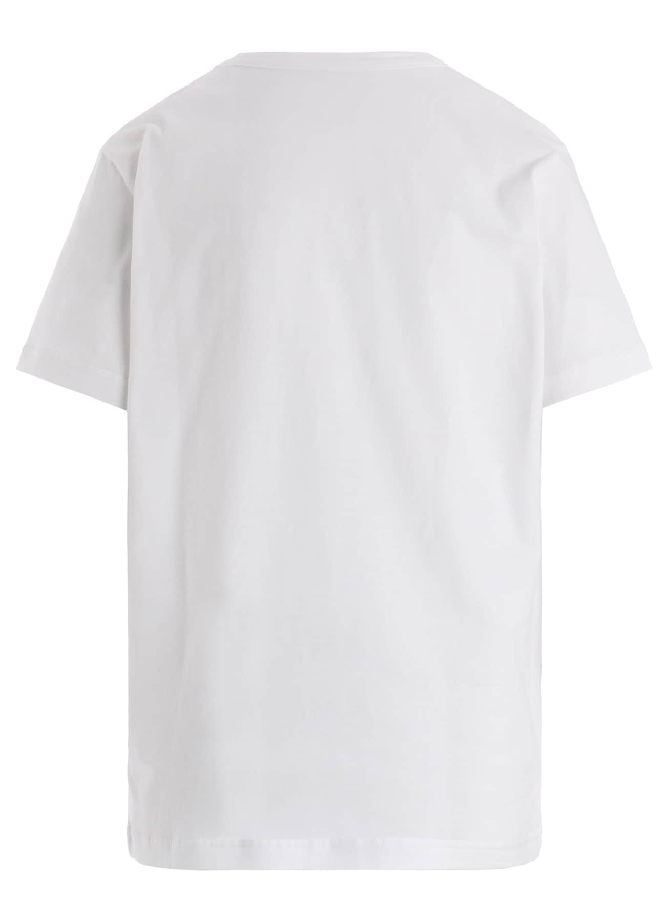 COTTON JERSEY LACE PRINT SHORT SLEEVE TEE