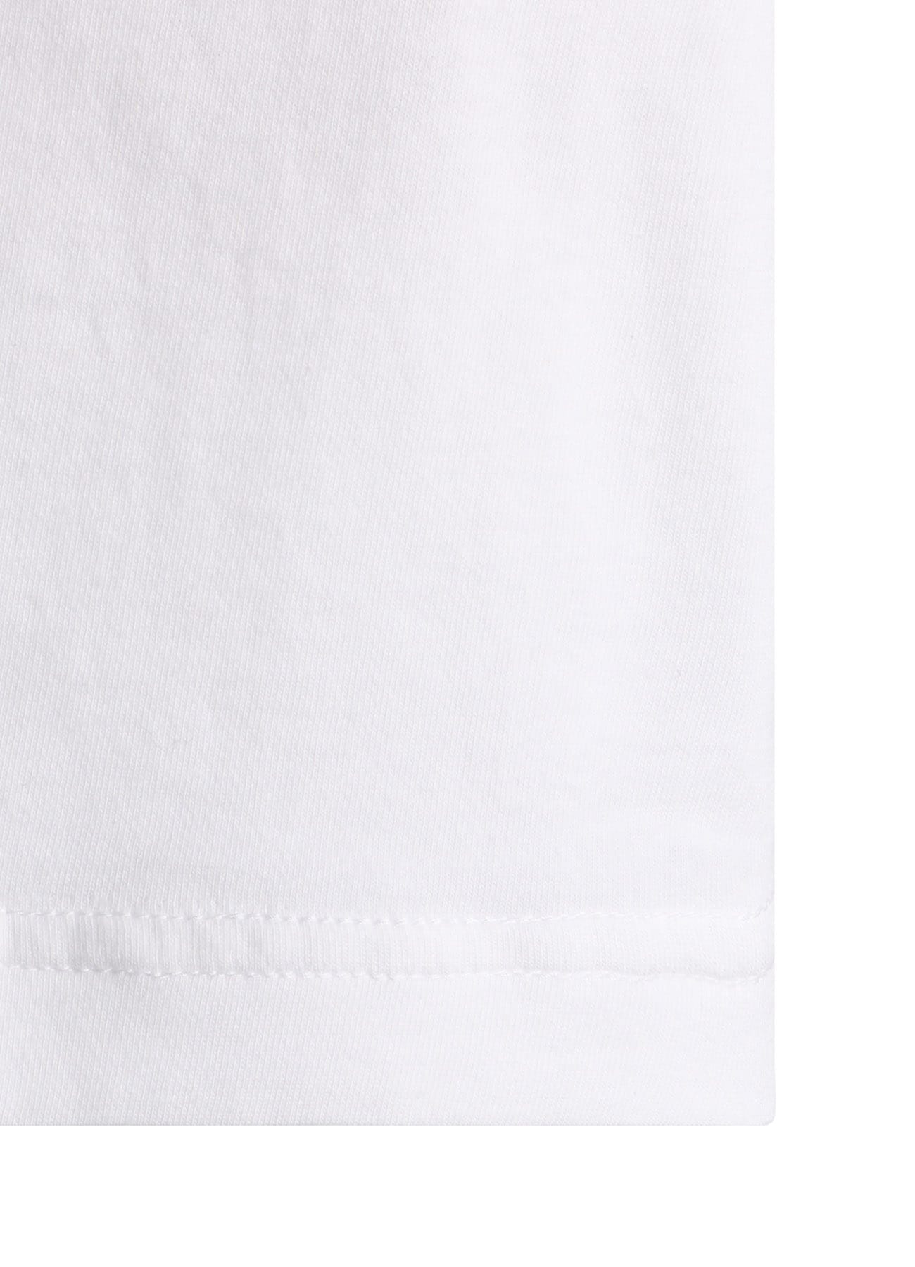 COTTON JERSEY LACE PRINT SHORT SLEEVE TEE