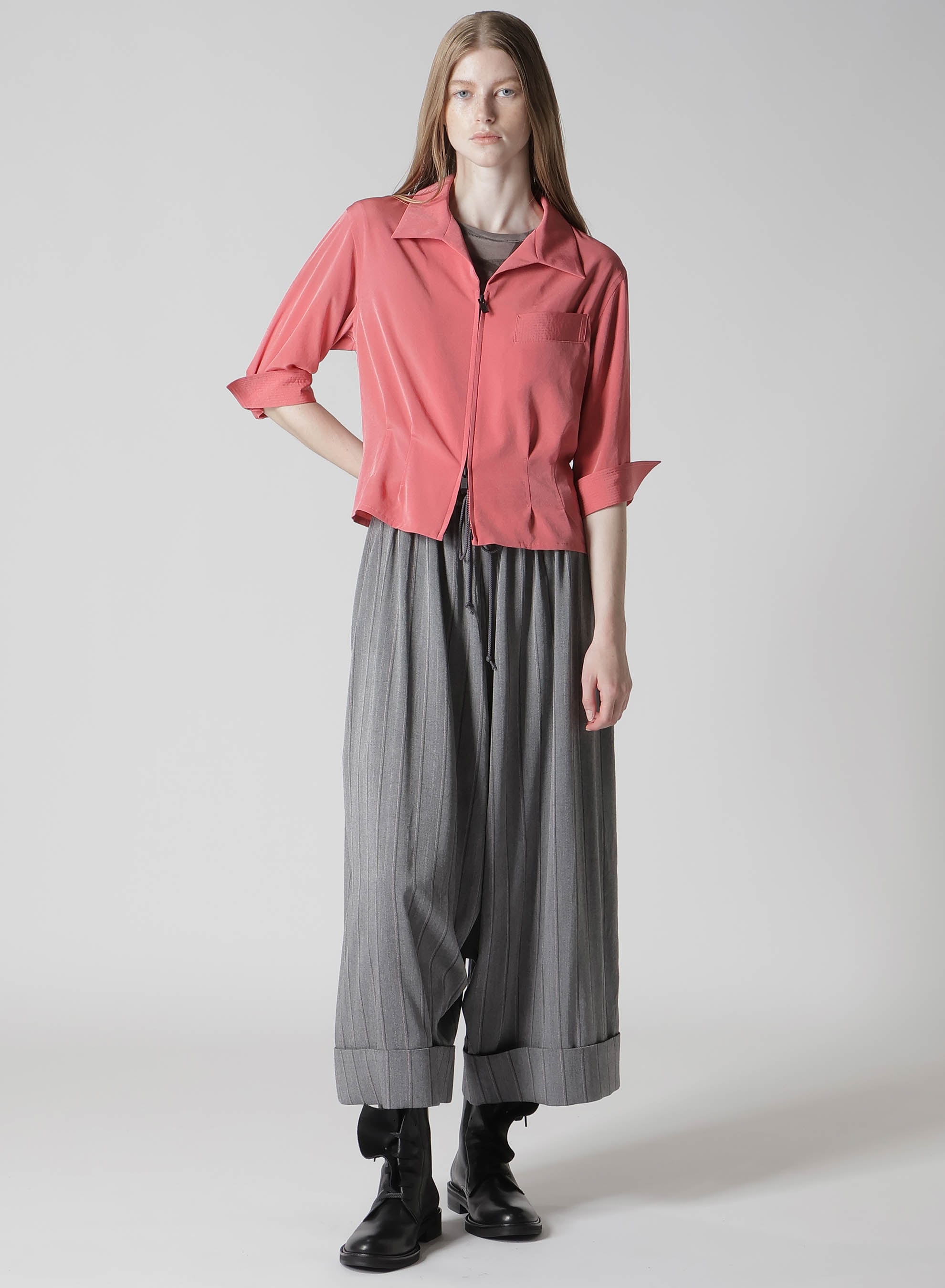 COTTON INTERLOCK NEWSPAPER PRINT SHORT SLEEVE TEE