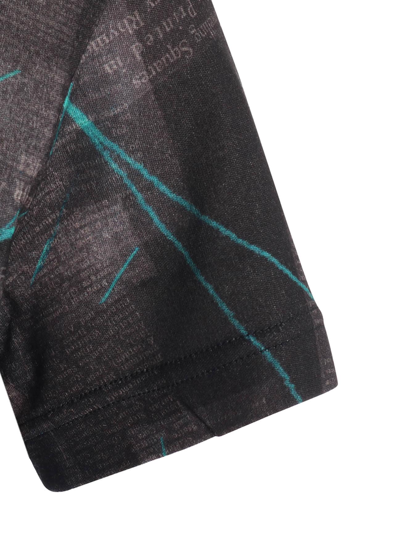 CELLULOSE NEWSPAPER PRINT SHORT SLEEVE TEE