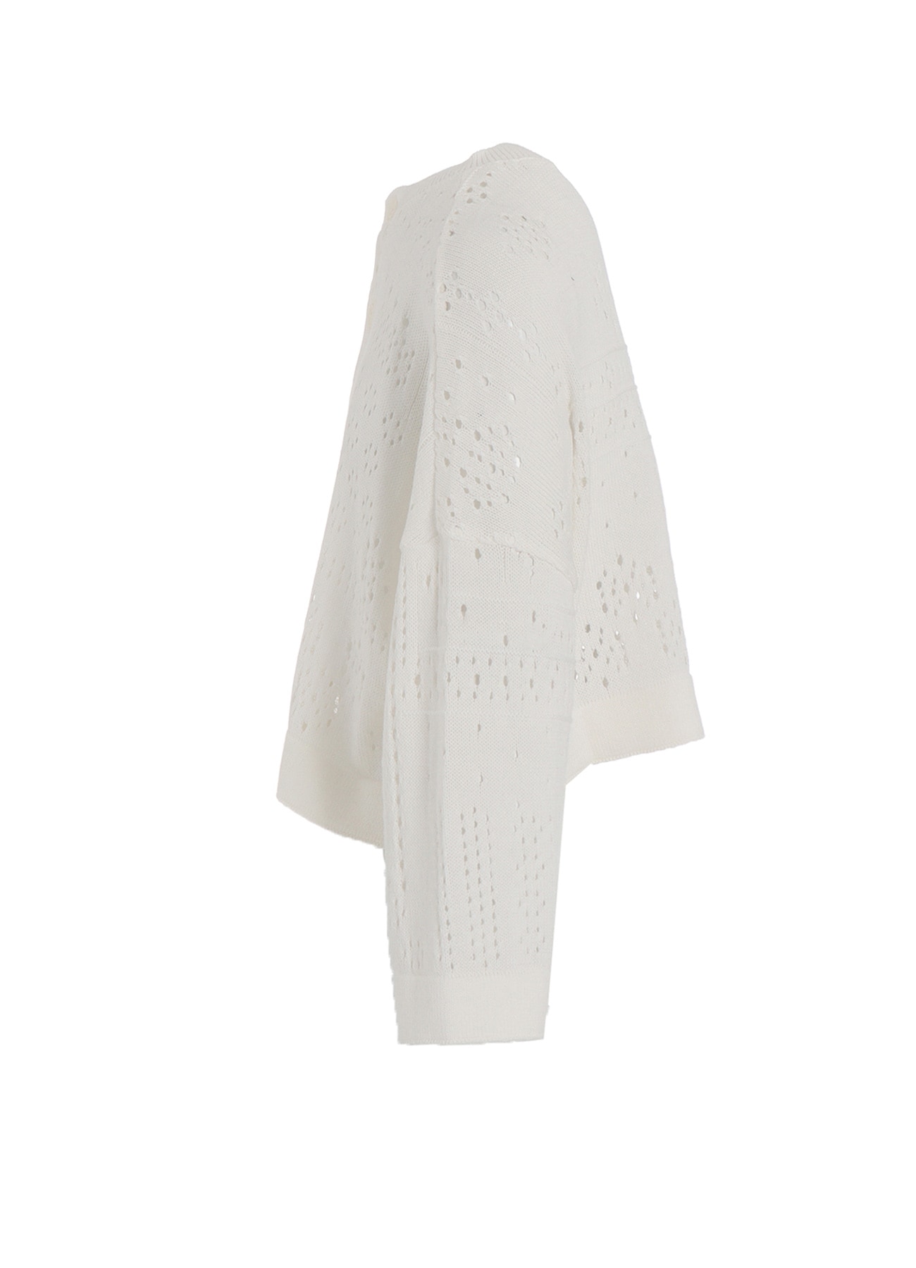 PATCHWORK LACE CROPPED CARDIGAN