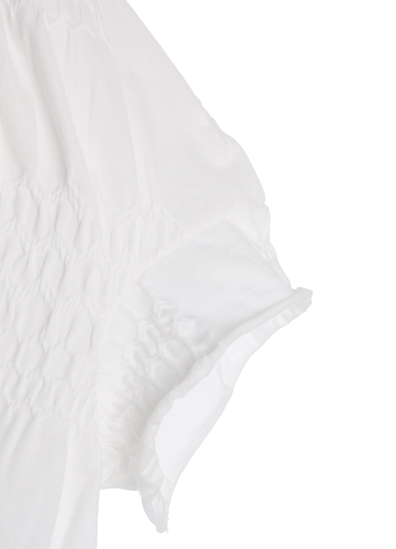 SMOCKING JQ GATHERED COLLAR PULLOVER