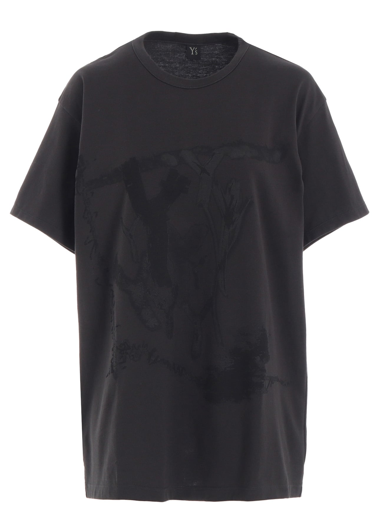 "Y" PIGMENT-PRINT HALF-SLEEVE TEE