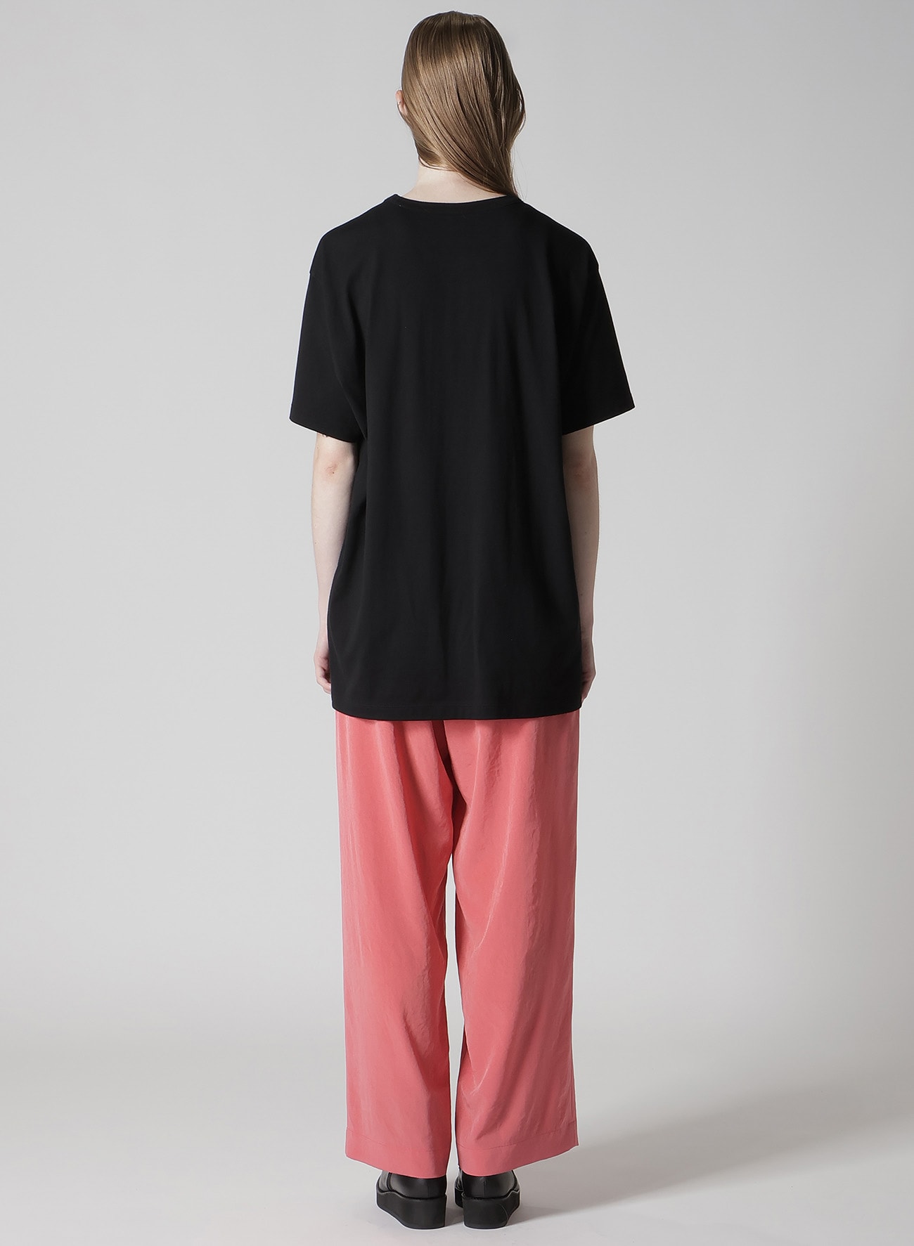 "Y" PIGMENT-PRINT HALF-SLEEVE TEE