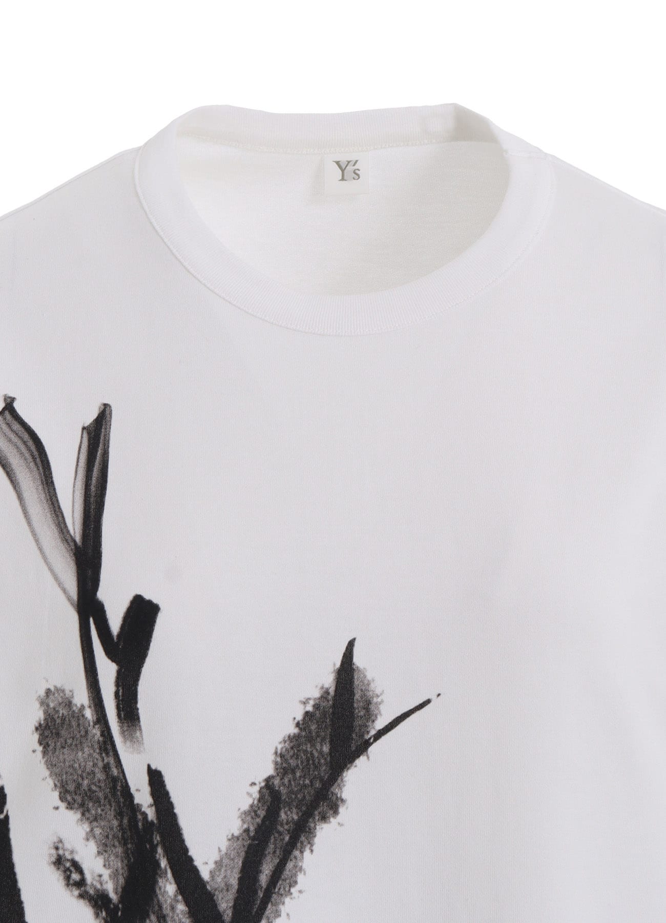 "Y" PIGMENT-PRINT LONG-SLEEVE TEE
