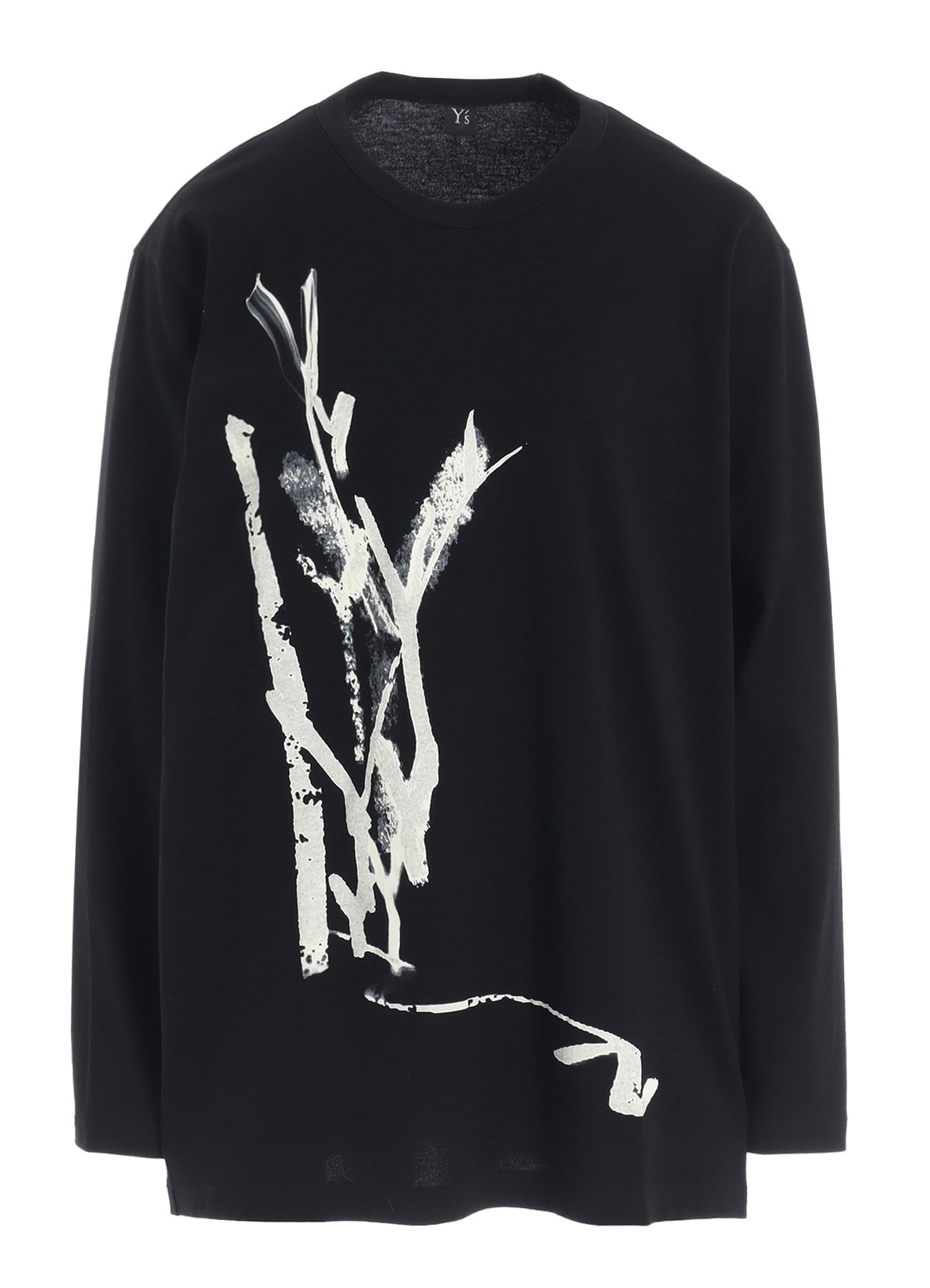 "Y" PIGMENT-PRINT LONG-SLEEVE TEE