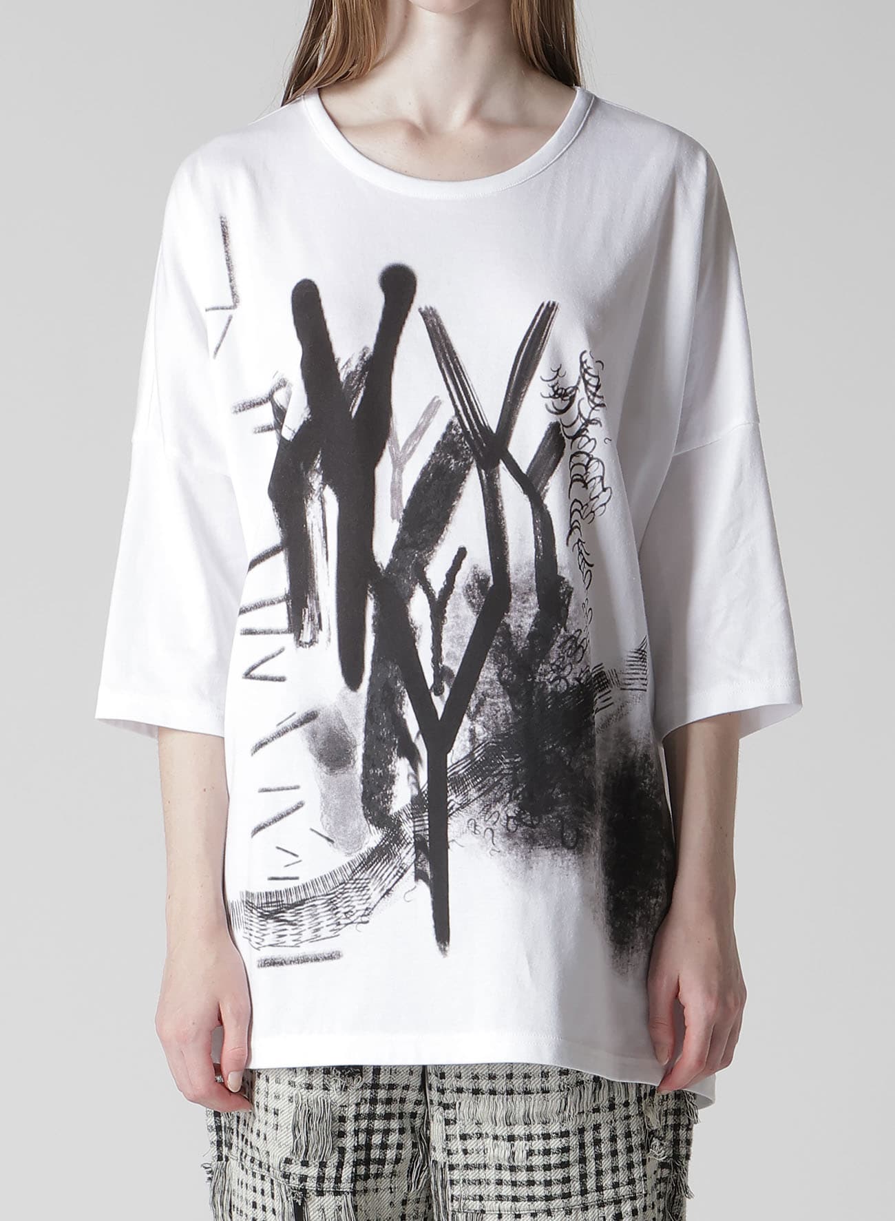 "Y" PIGMENT-PRINT BIG TEE