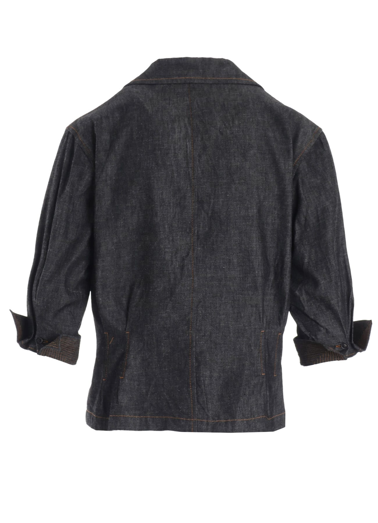 6OZ DENIM 3/4 SLEEVE BLOUSE