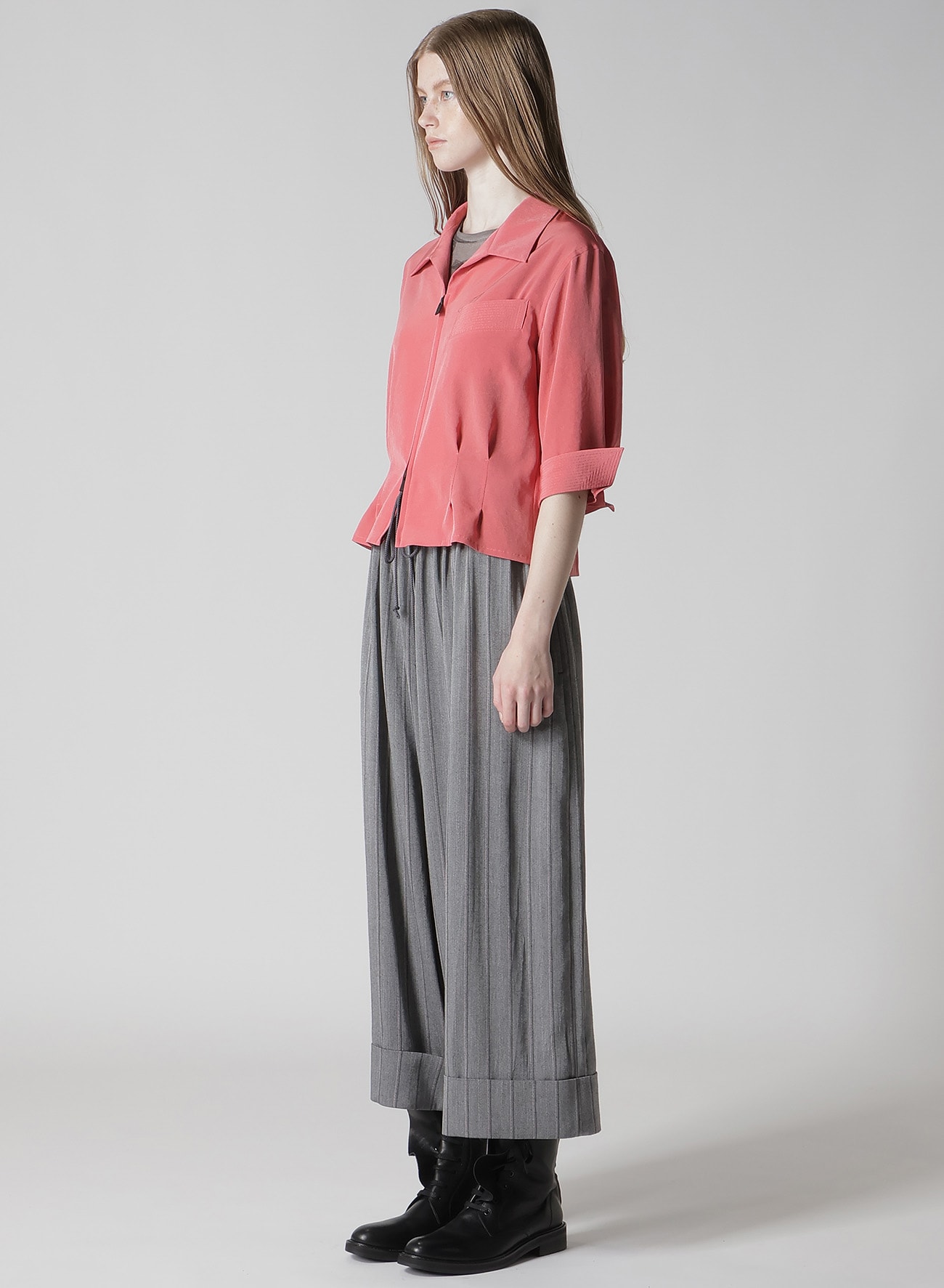 TA/PE CREPE DE CHINE 3/4 SLEEVE BLOUSE