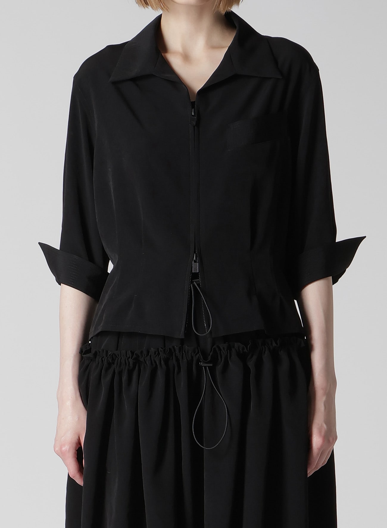 TA/PE CREPE DE CHINE 3/4 SLEEVE BLOUSE