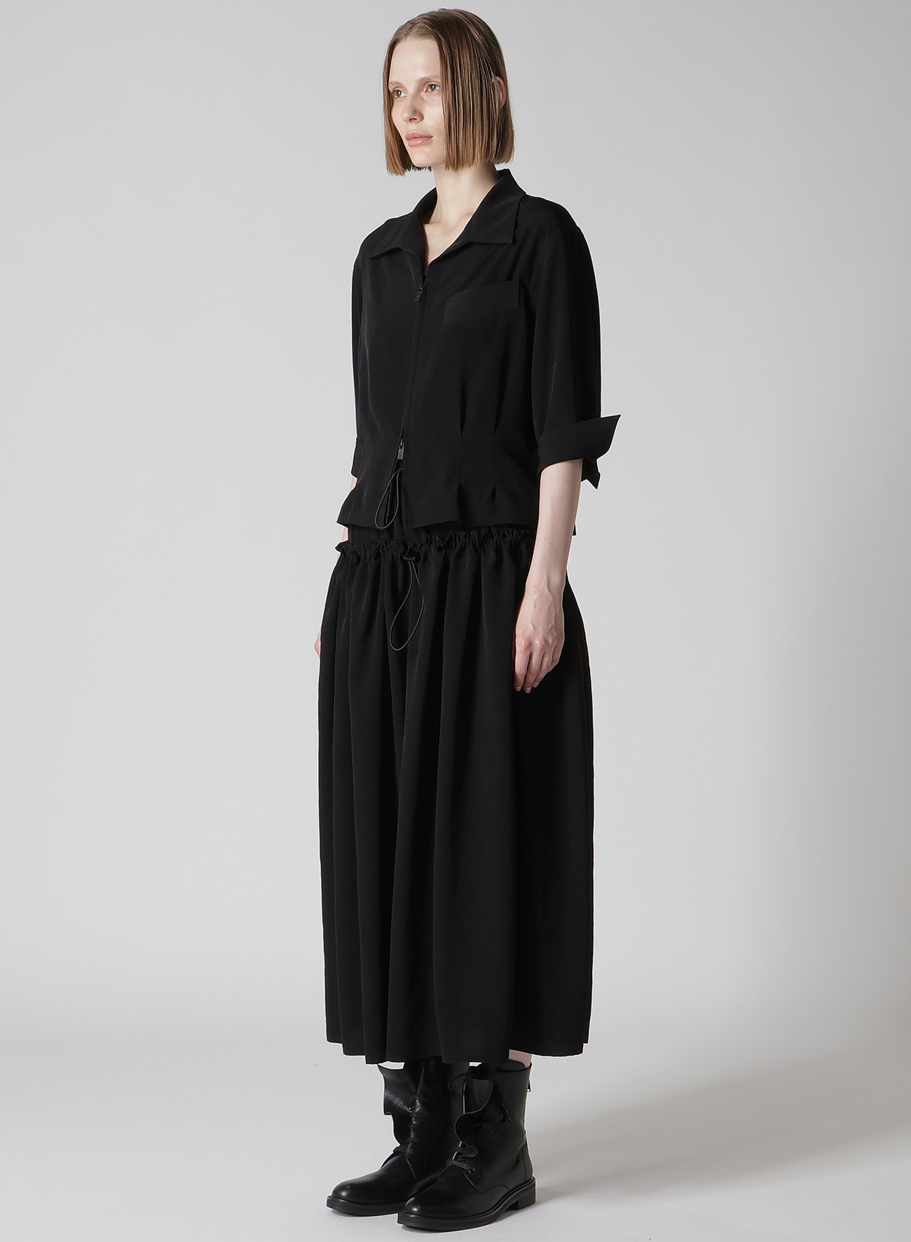 TA/PE CREPE DE CHINE 3/4 SLEEVE BLOUSE