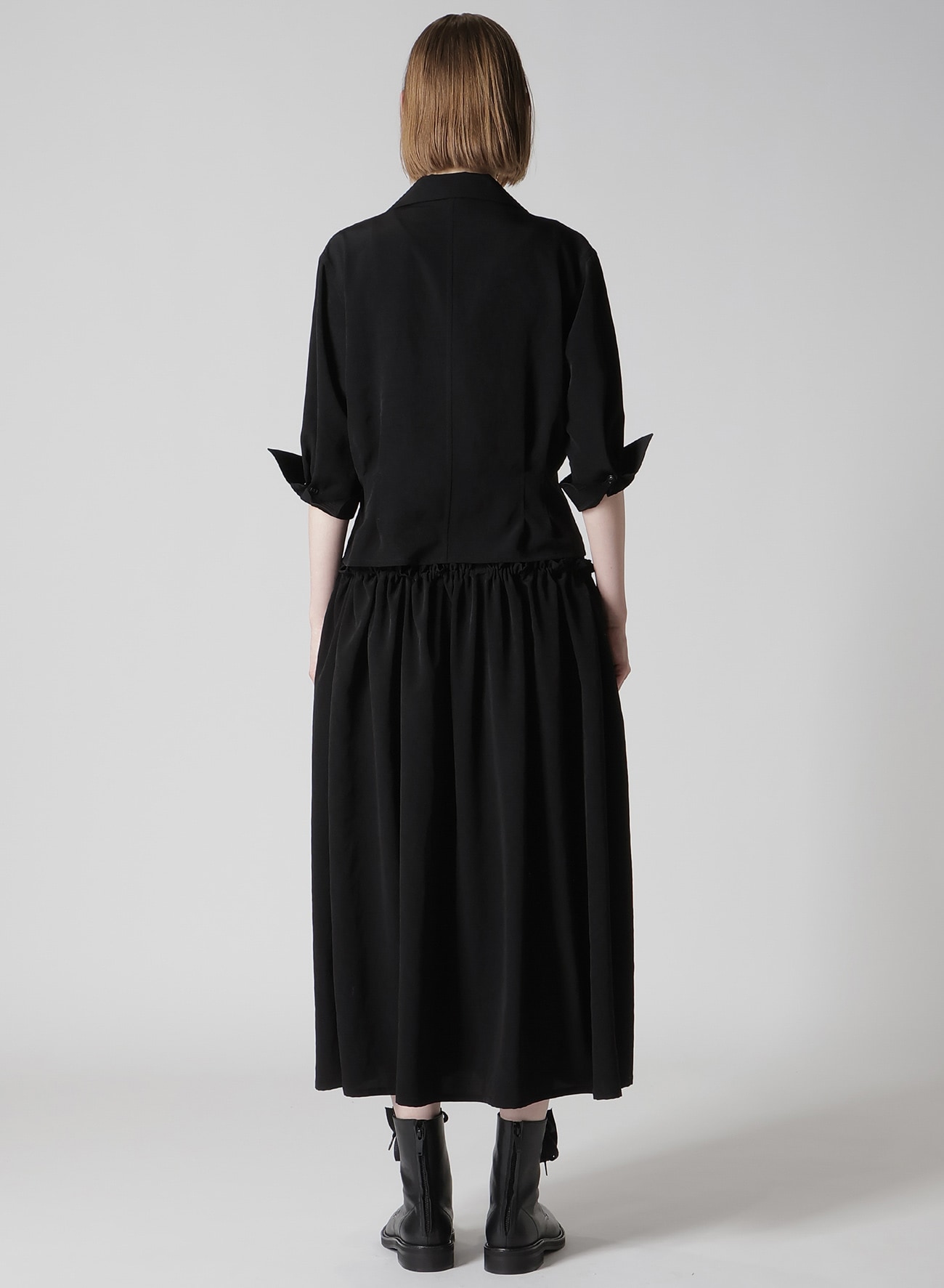 TA/PE CREPE DE CHINE 3/4 SLEEVE BLOUSE