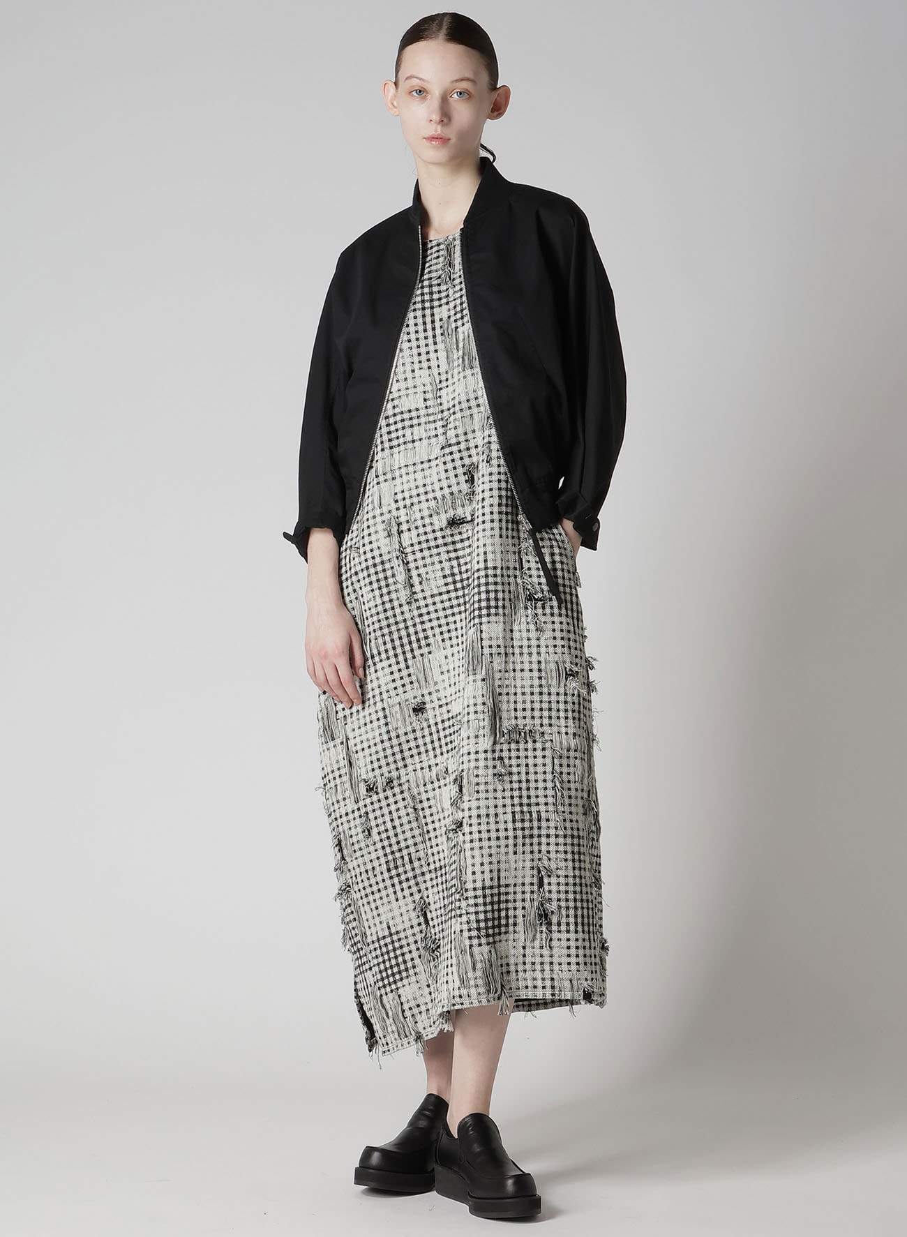 COTTON TWILL SHORT BLOUSON