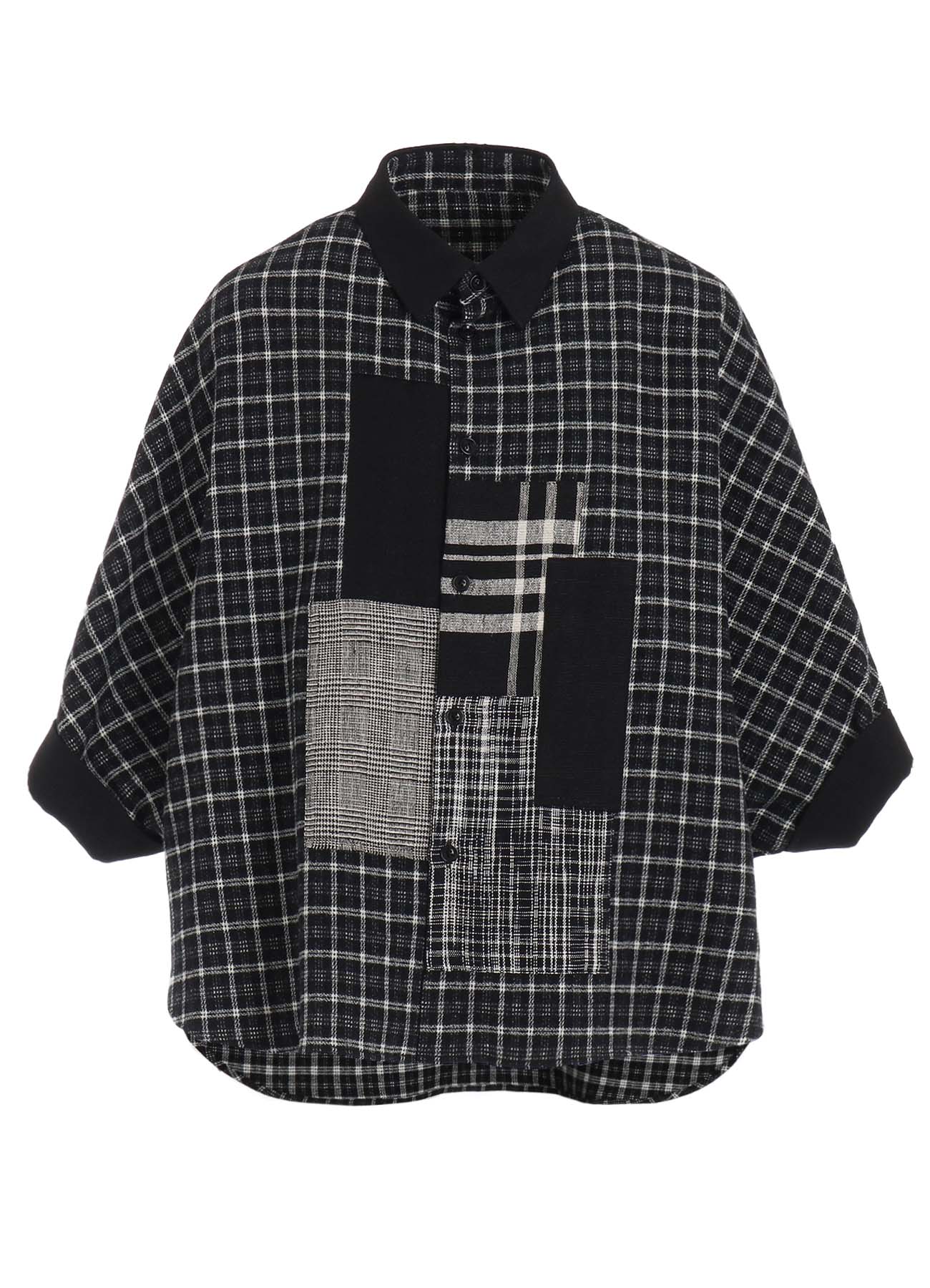 【11/8 12:00 Release】MULTI PLAID DOLMAN SLEEVE BLOUSE