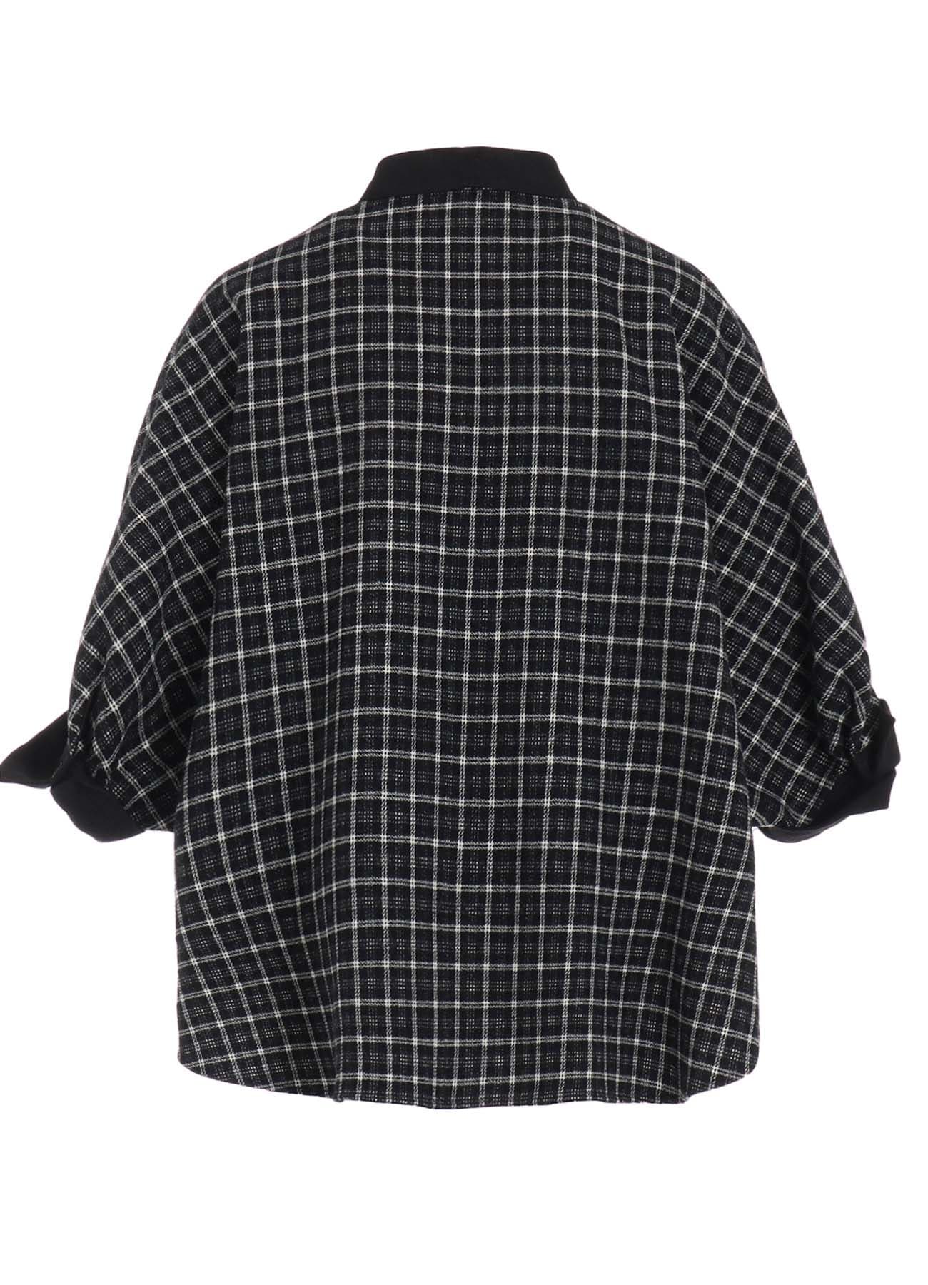 【11/8 12:00 Release】MULTI PLAID DOLMAN SLEEVE BLOUSE