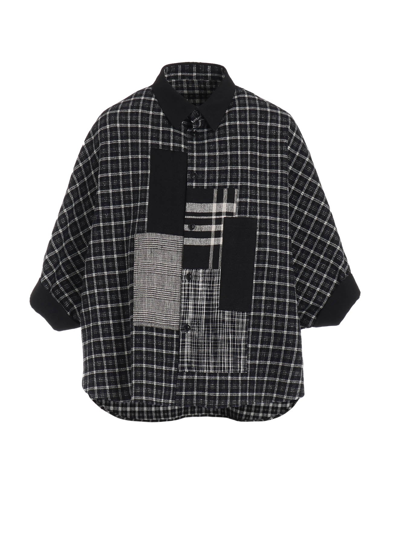 【11/8 12:00 Release】MULTI PLAID DOLMAN SLEEVE BLOUSE