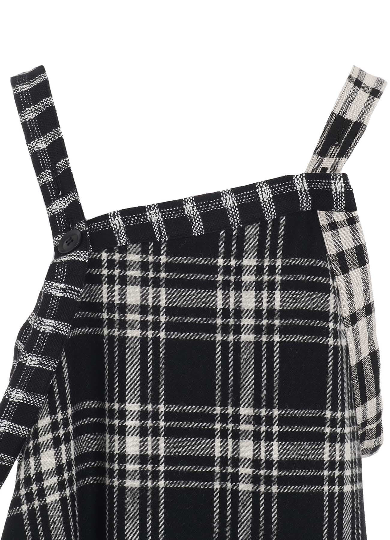 【11/8 12:00 Release】MULTI PLAID SHOULDER STRAP DRESS