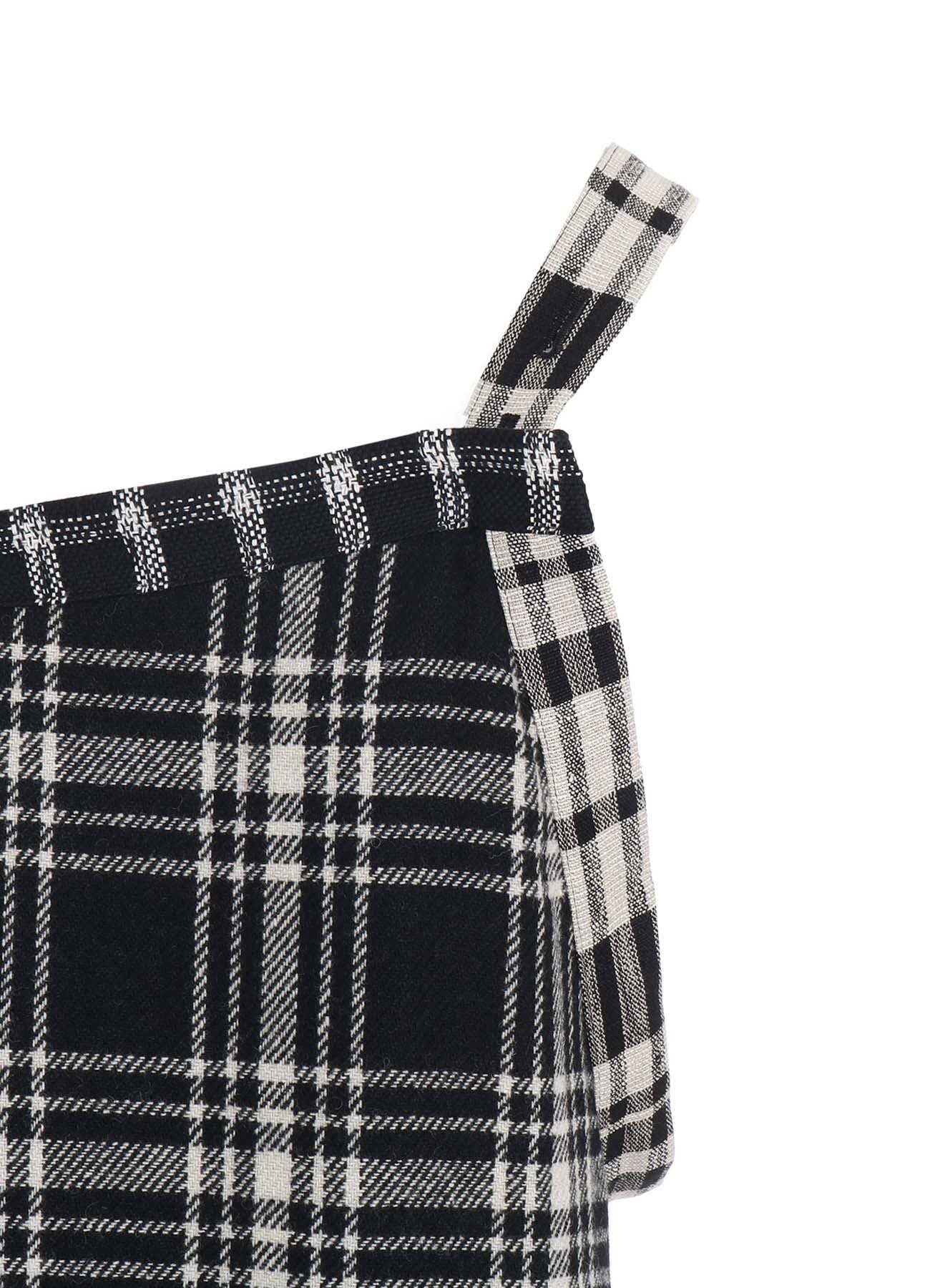 【11/8 12:00 Release】MULTI PLAID SHOULDER STRAP DRESS