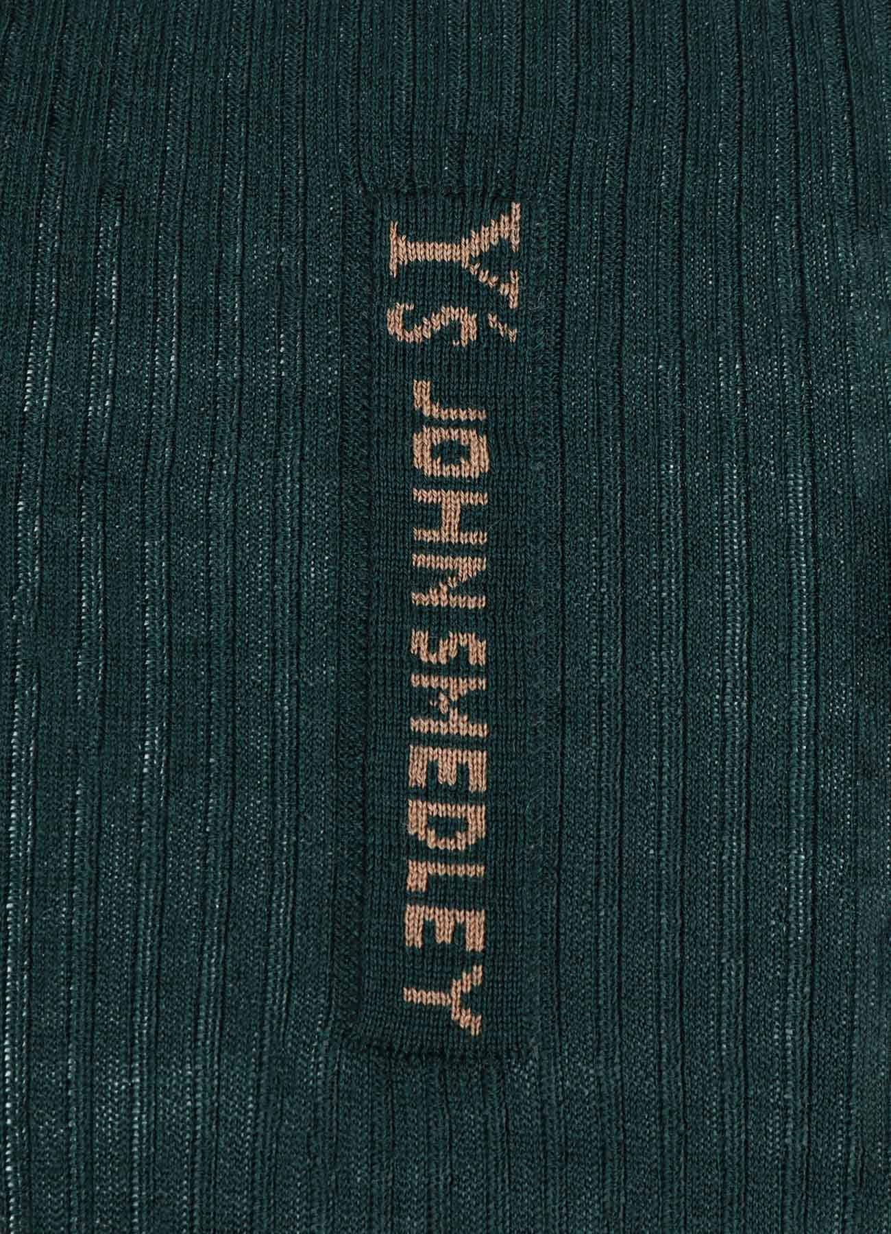 【11/15 12:00 Release】Y's × JOHN SMEDLEY BOTTLE NECK RIBBED KNIT