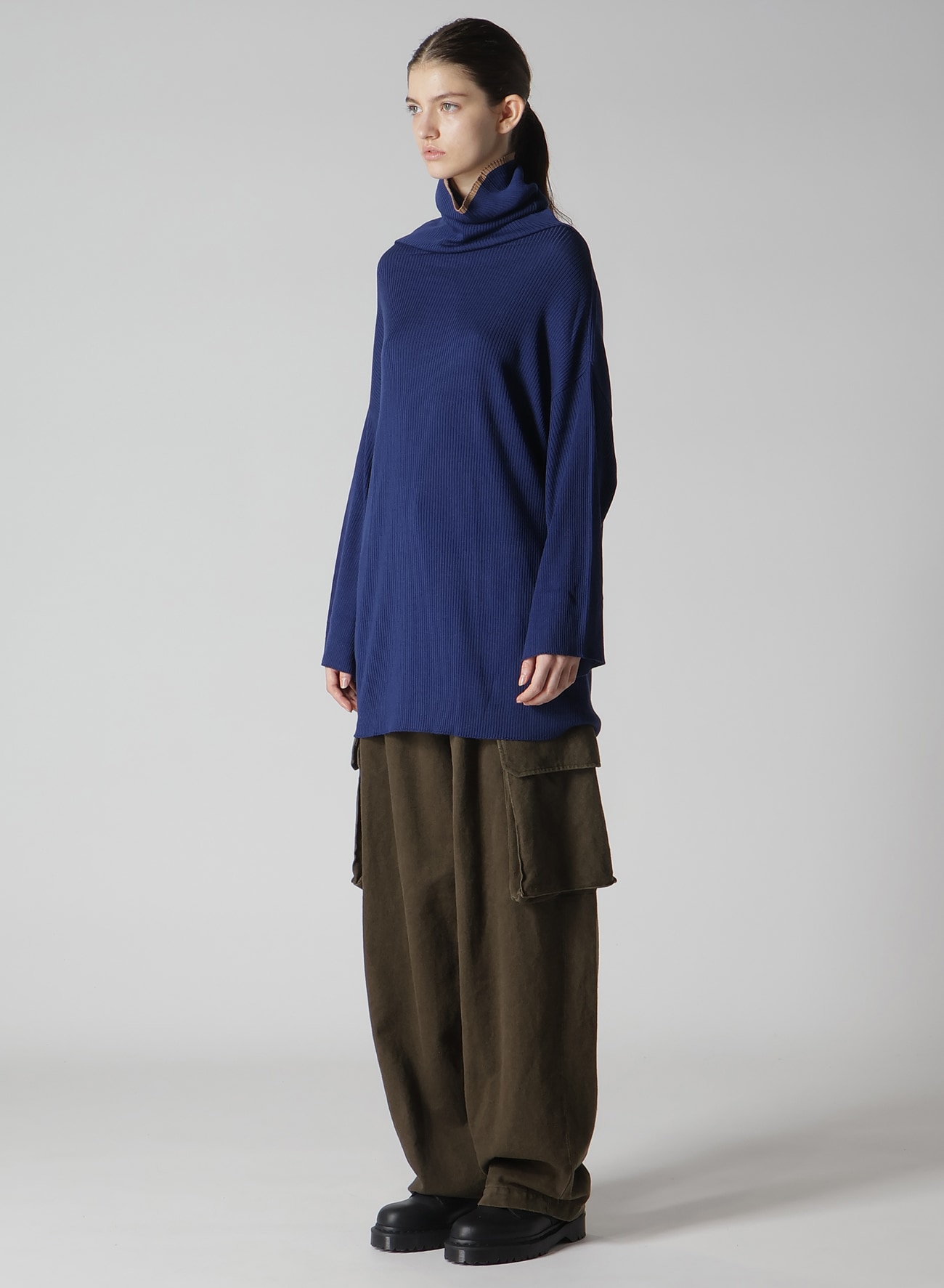 【先行予約】Y's × JOHN SMEDLEY BOTTLENECK RIBBED KNIT