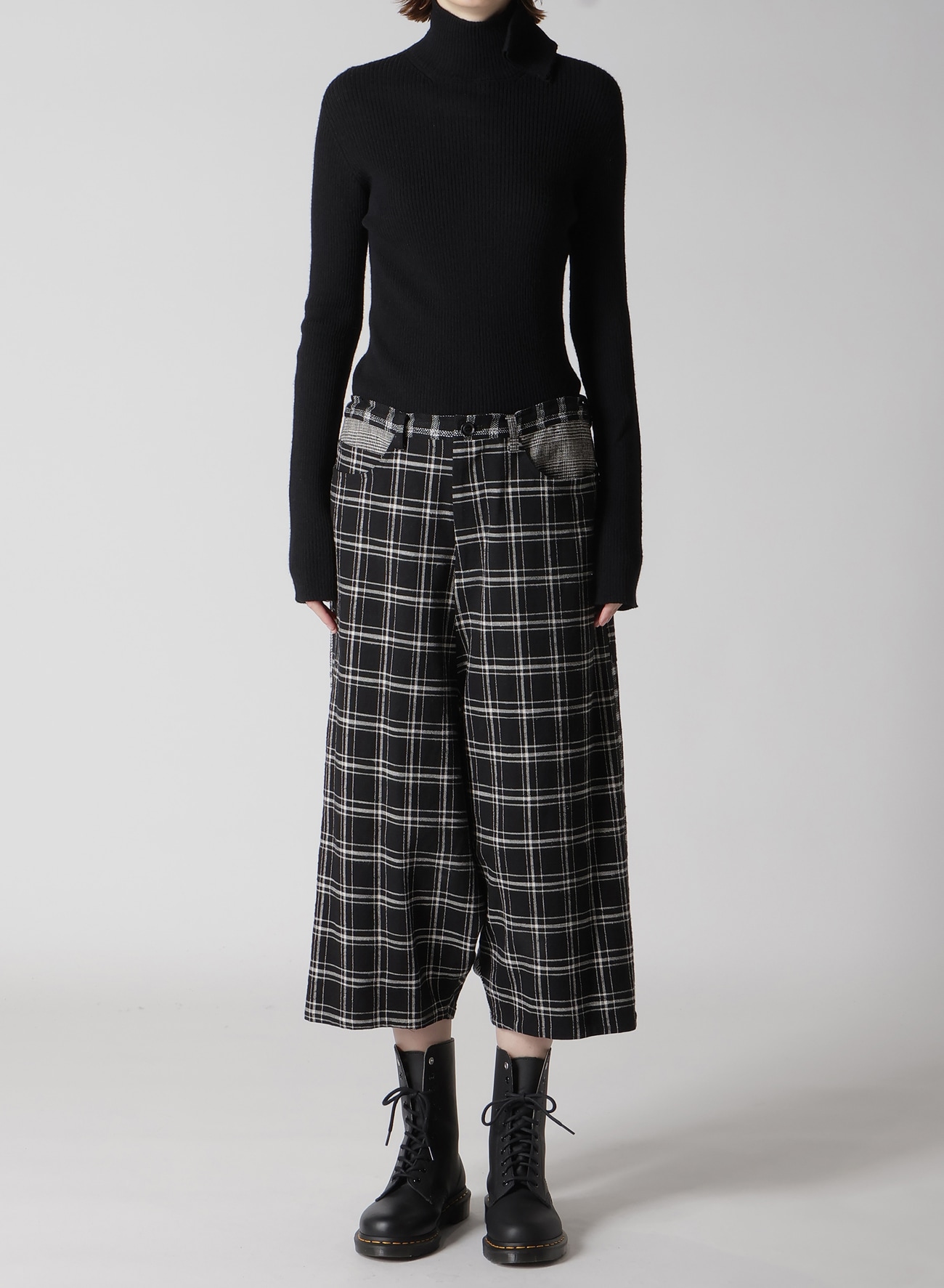 MULTI PLAID SAROUEL PANTS