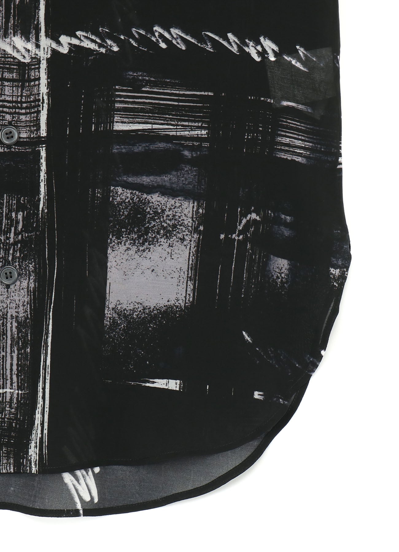 CU/ LAWN BLURRED CHECK BLOUSE