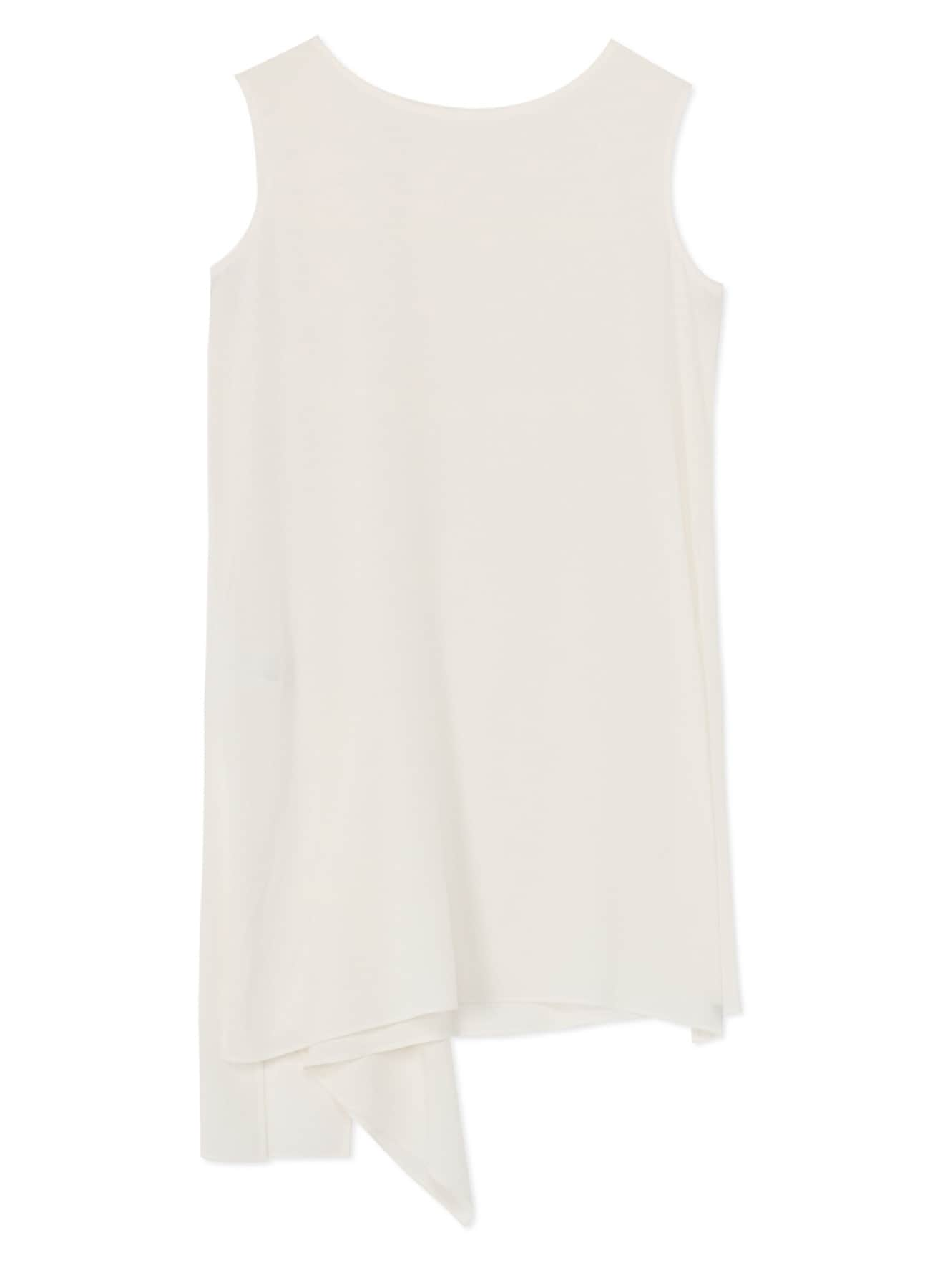 RAYON BROAD LEFT FRONT SLIT BLOUSE