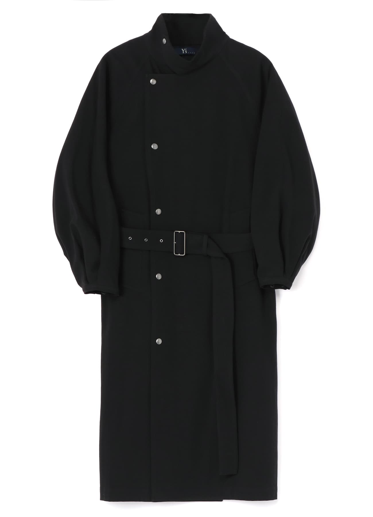 HARD TWISTED COTTON SATIN TRENCH COAT(XS Black): Y's.｜THE SHOP 