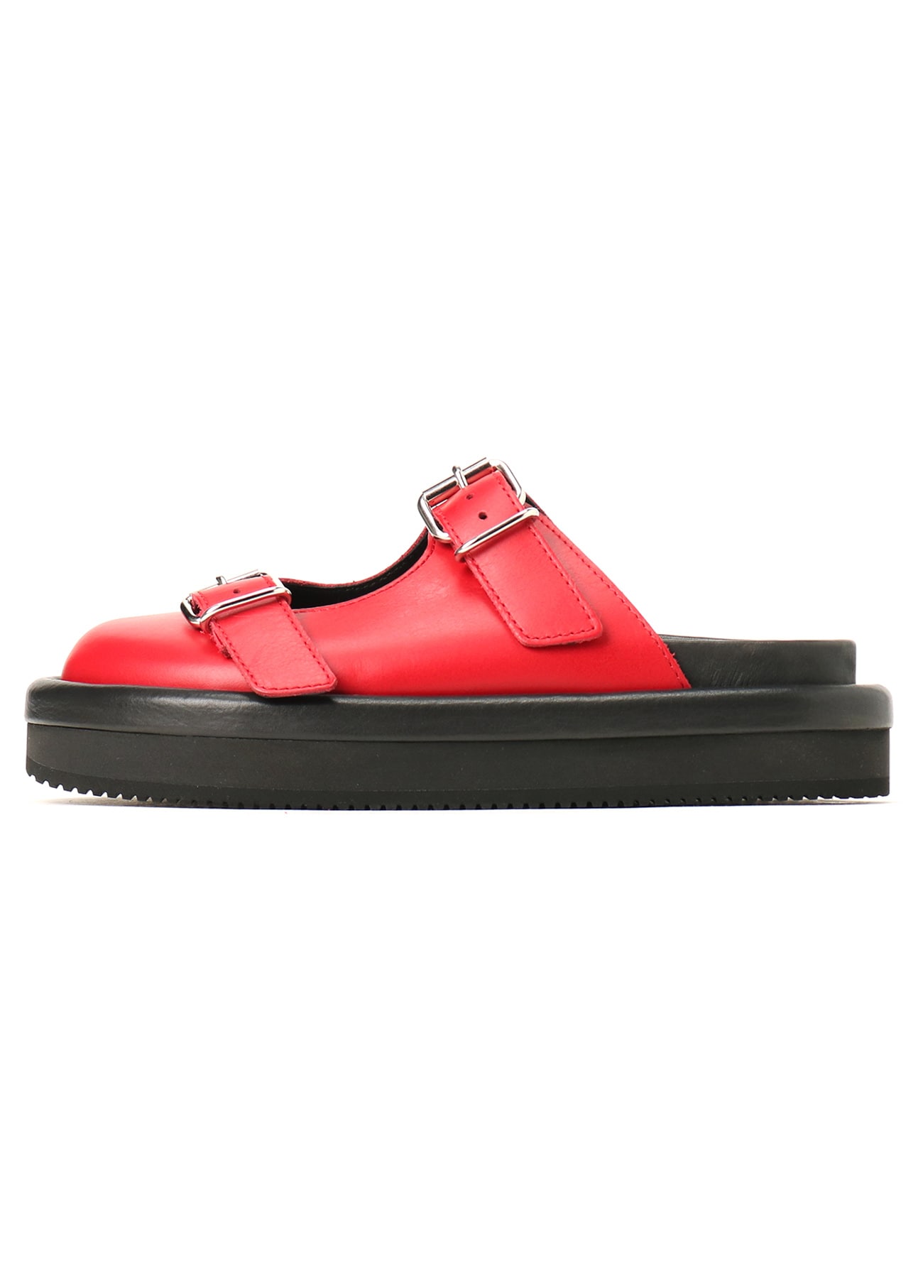 COW LEATHER BELTED SANDAL(23.5 Red): Y's.｜THE SHOP YOHJI YAMAMOTO