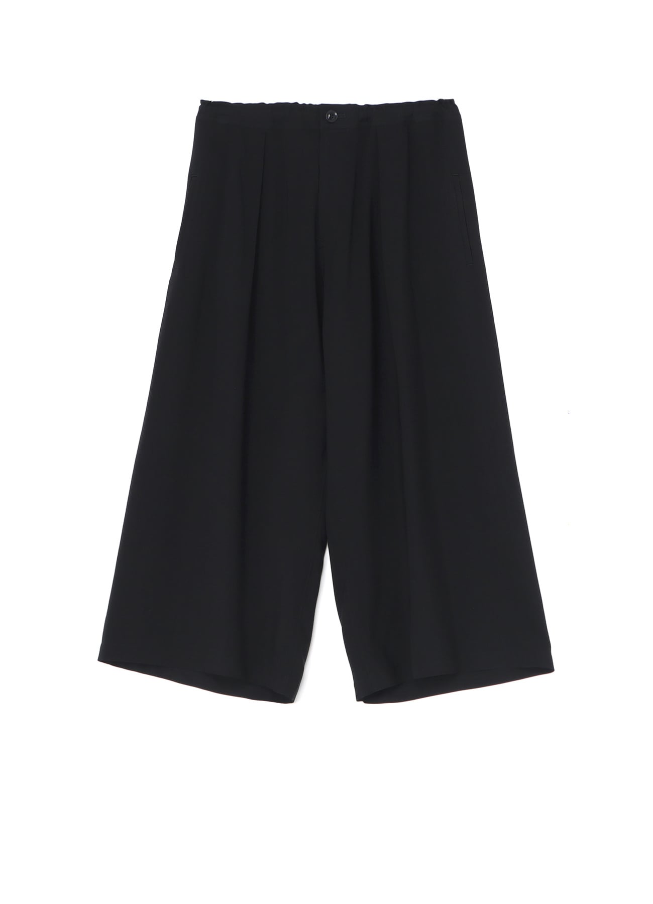 RAYON CUPRO FRONT TUCKED WIDE PANTS