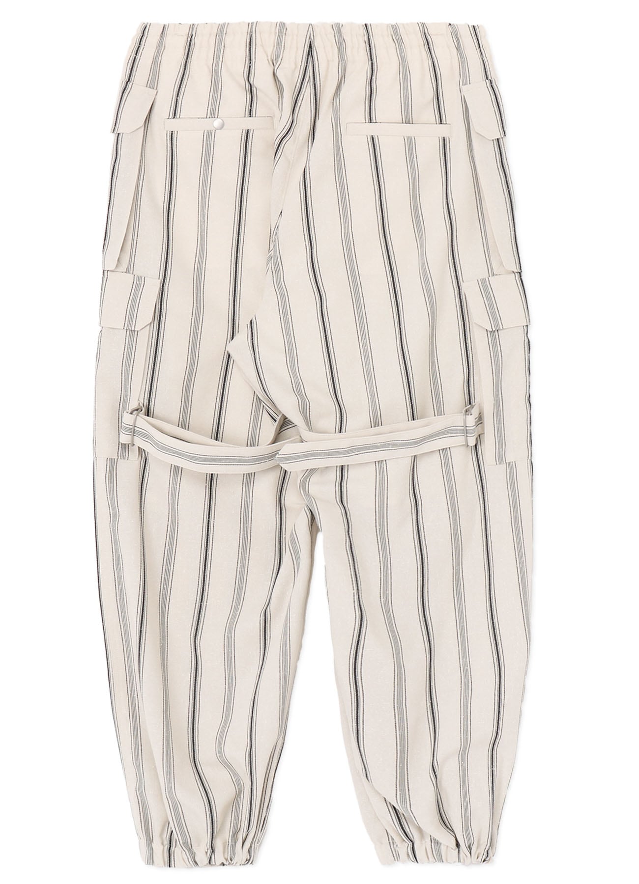 HARD TWISTED STRIPE POCKET PANTS(S Off White): Y's.｜THE SHOP 