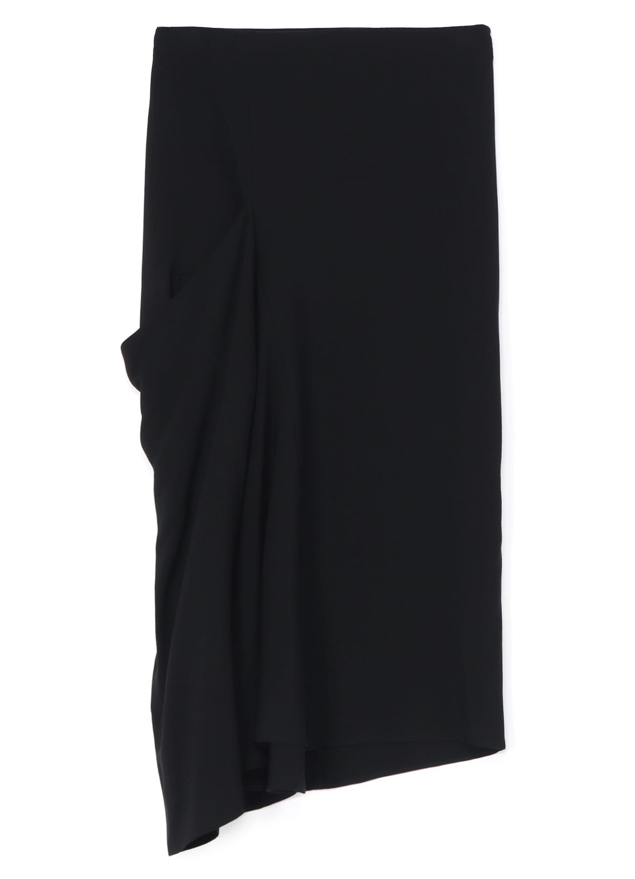 RAYON CUPRO RIGHT SIDE MARMAID FLARE SKIRT(XS Black): Y's｜THE 